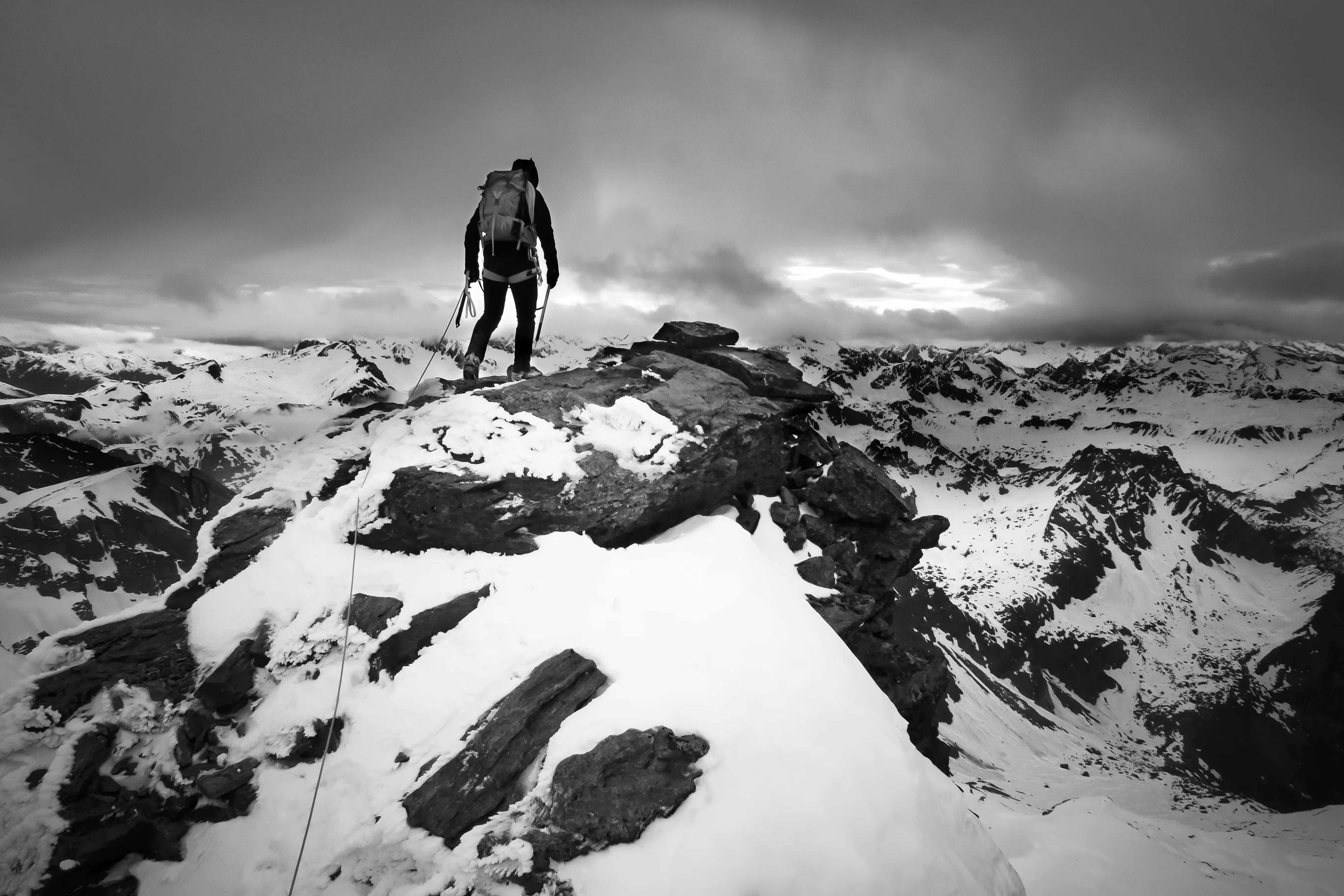 Arrivo in vetta al Cervandone