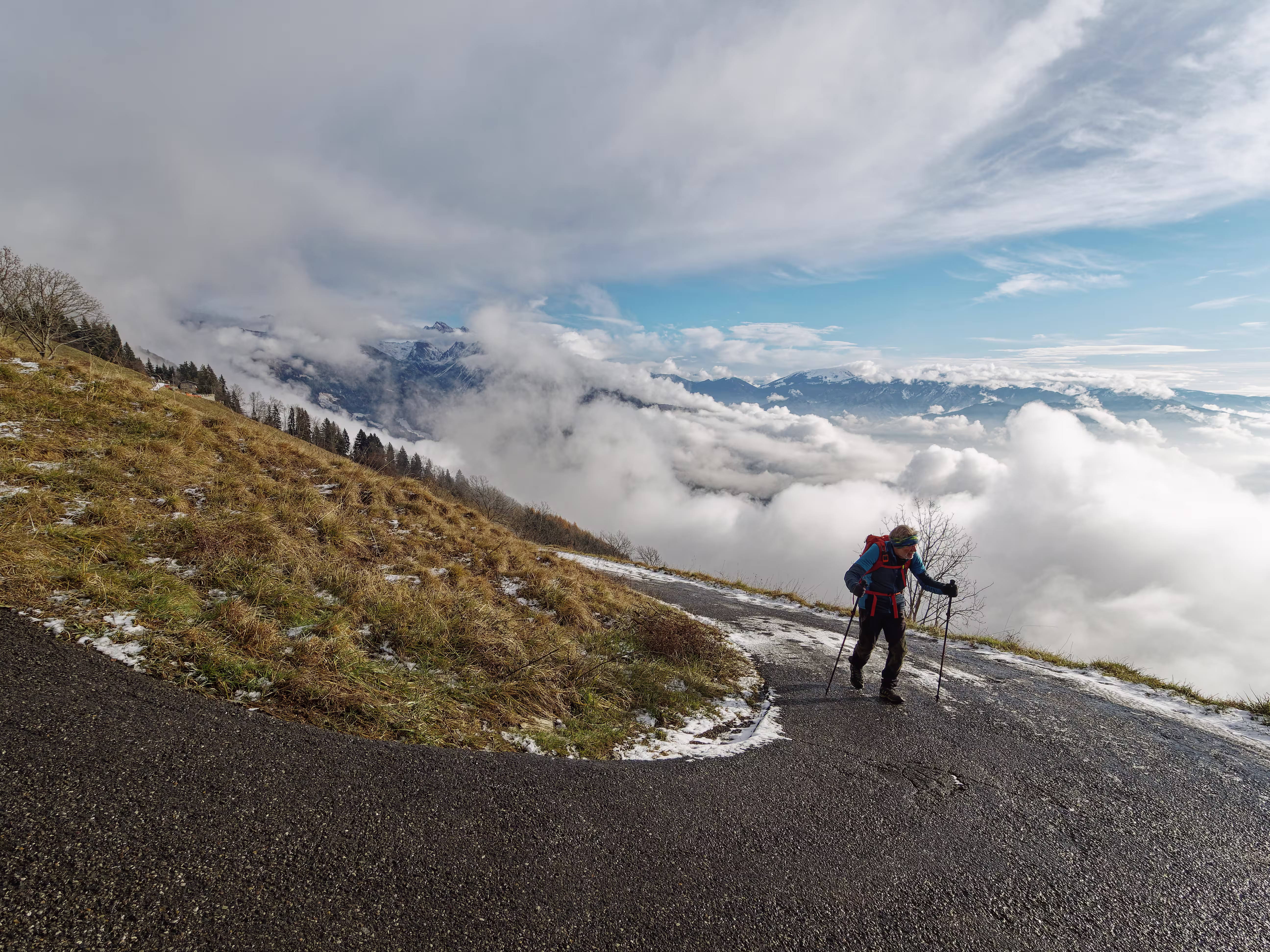 Sulla strada che porta al Rifugio Monte Vaccaro