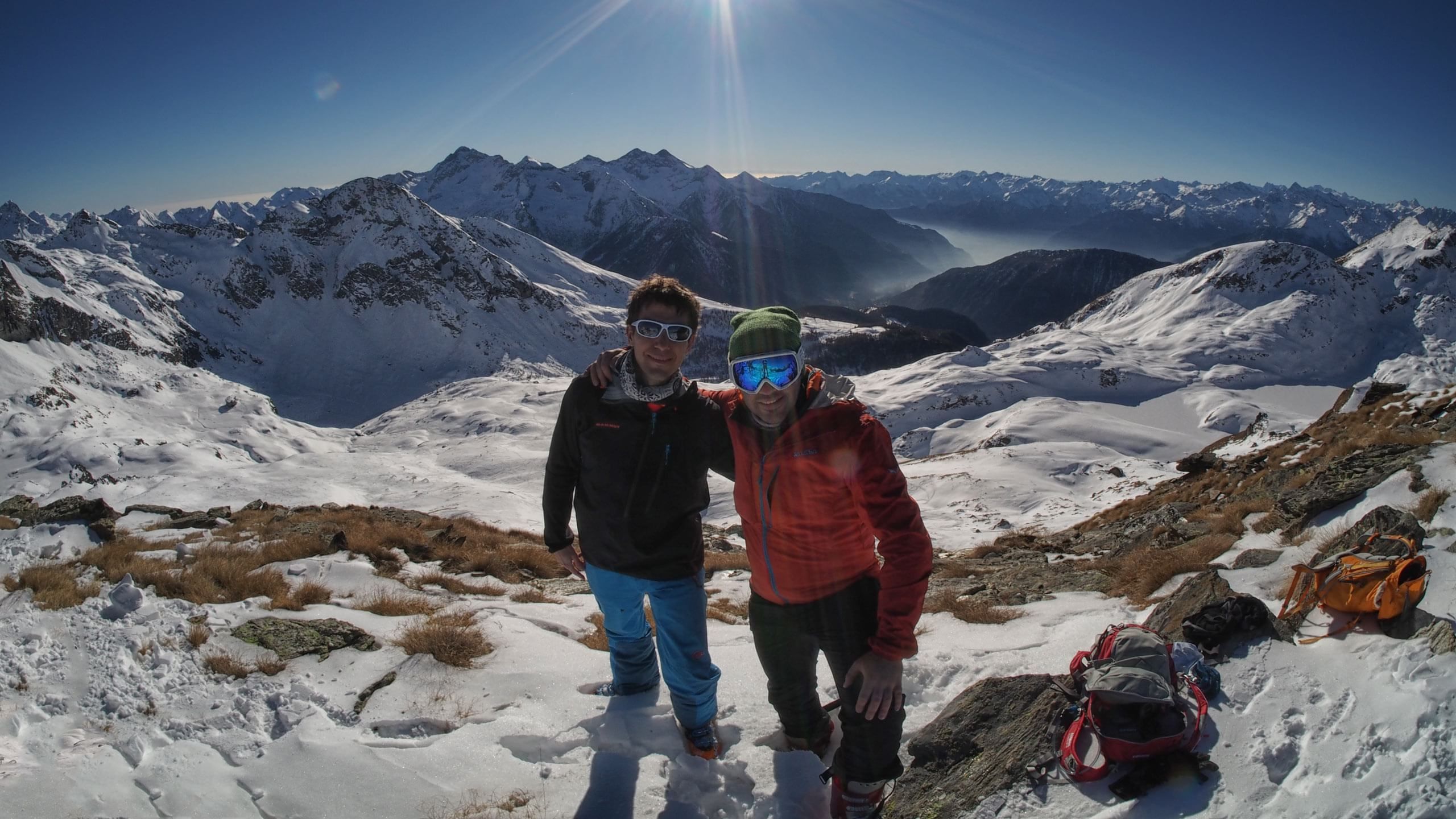 Scialpinismo alla Punta Palasina