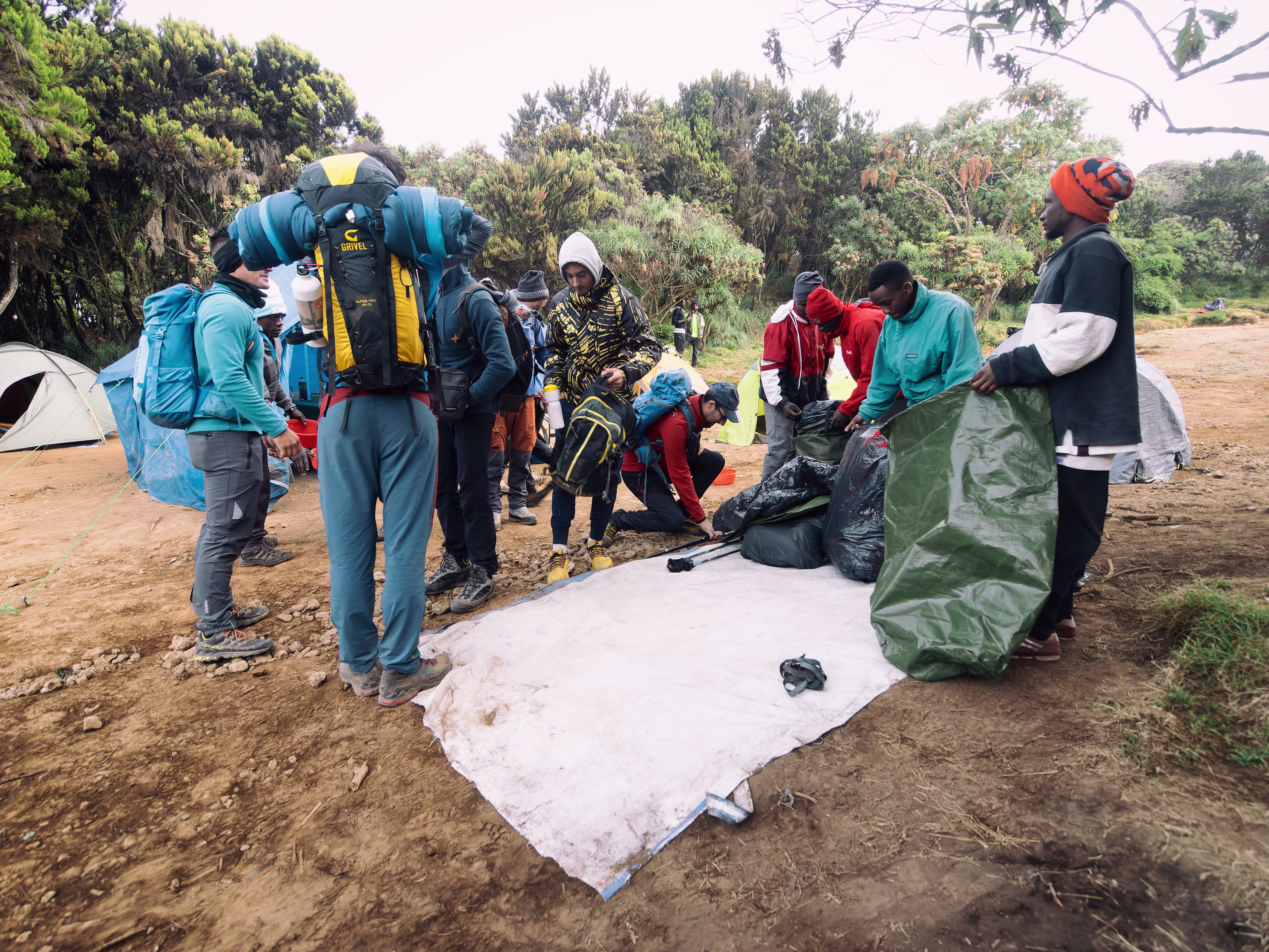 Partenza dal Machame Camp