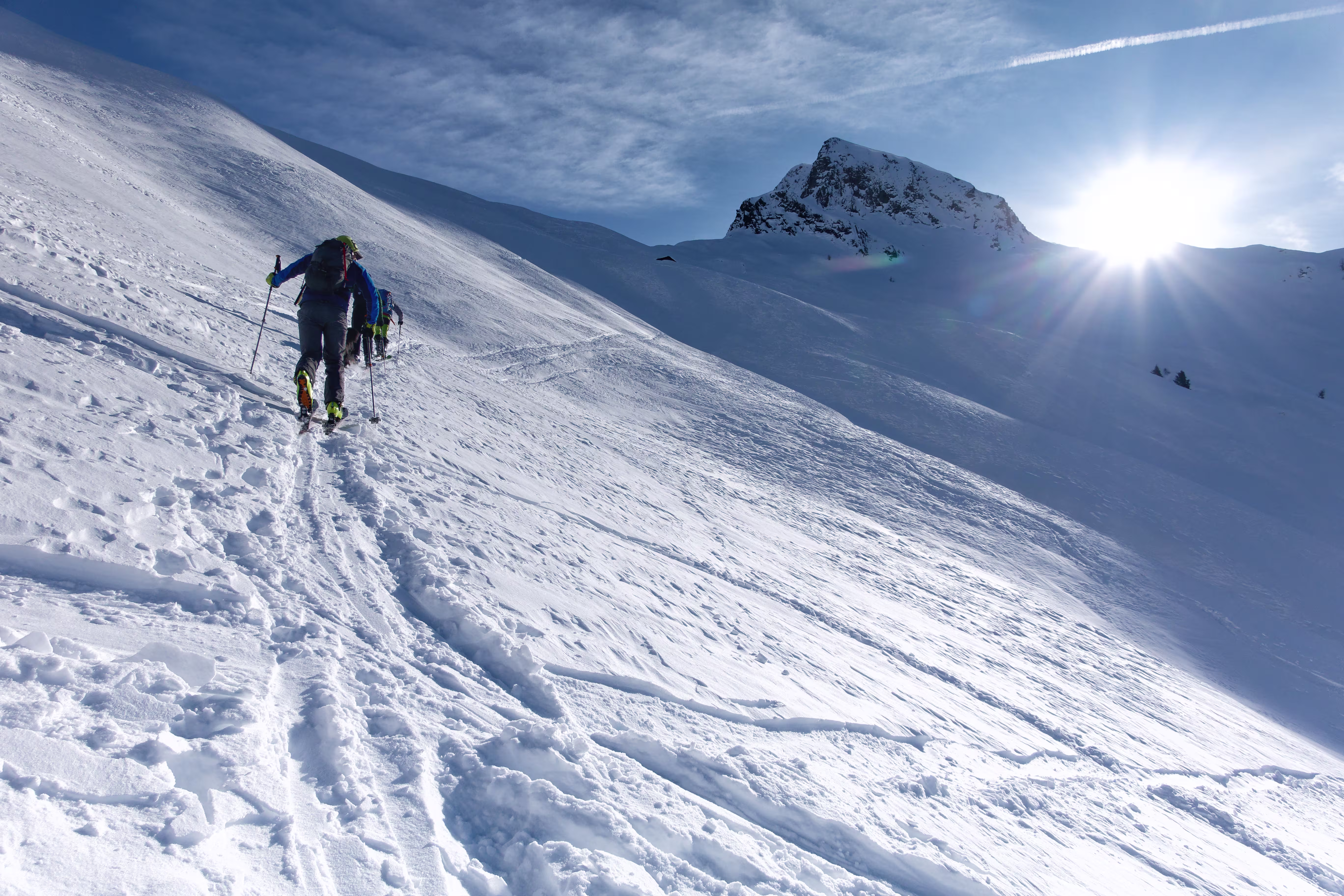 La cima di Val Lunga in lontananza