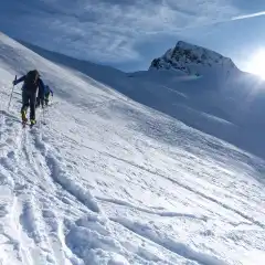 La cima di Val Lunga in lontananza