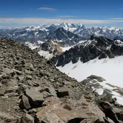 Il bernina dalla vetta