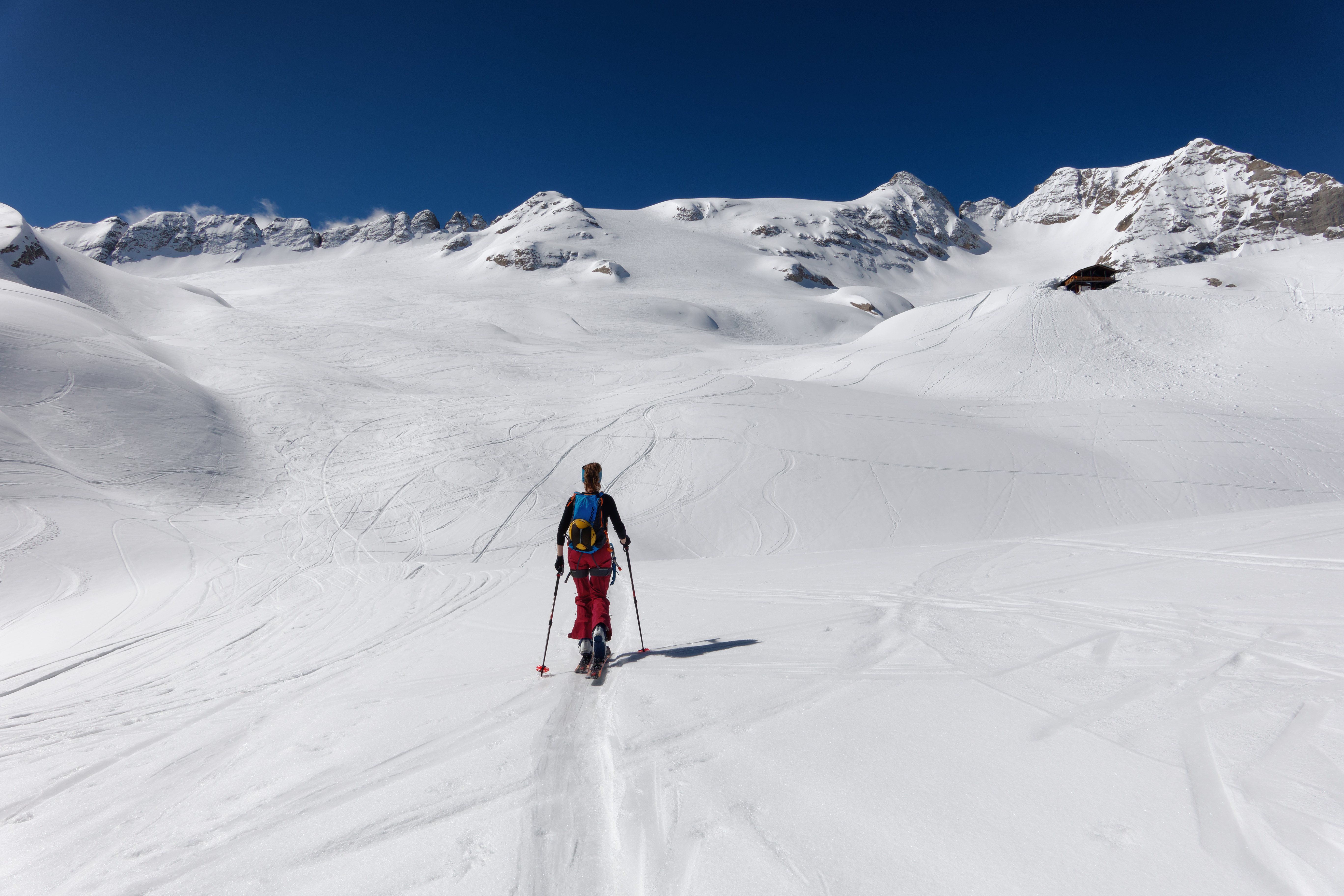 Scialpinismo in Marmolada, itinerario