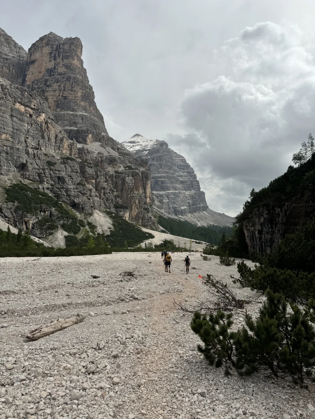 La parte finale della Val Travenanzes