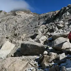 Dal Passo del Forno verso la Cima del Forno