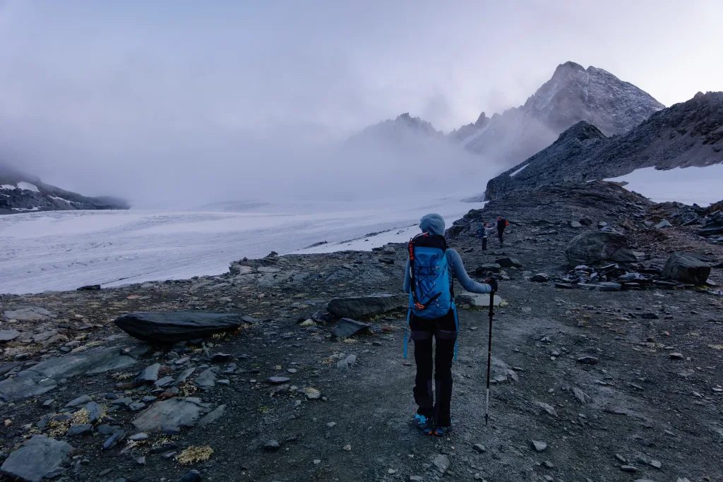 Finalmente il Grossglockner appare dalle nuvole