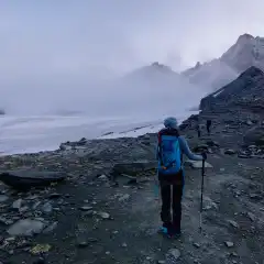 Finalmente il Grossglockner appare dalle nuvole