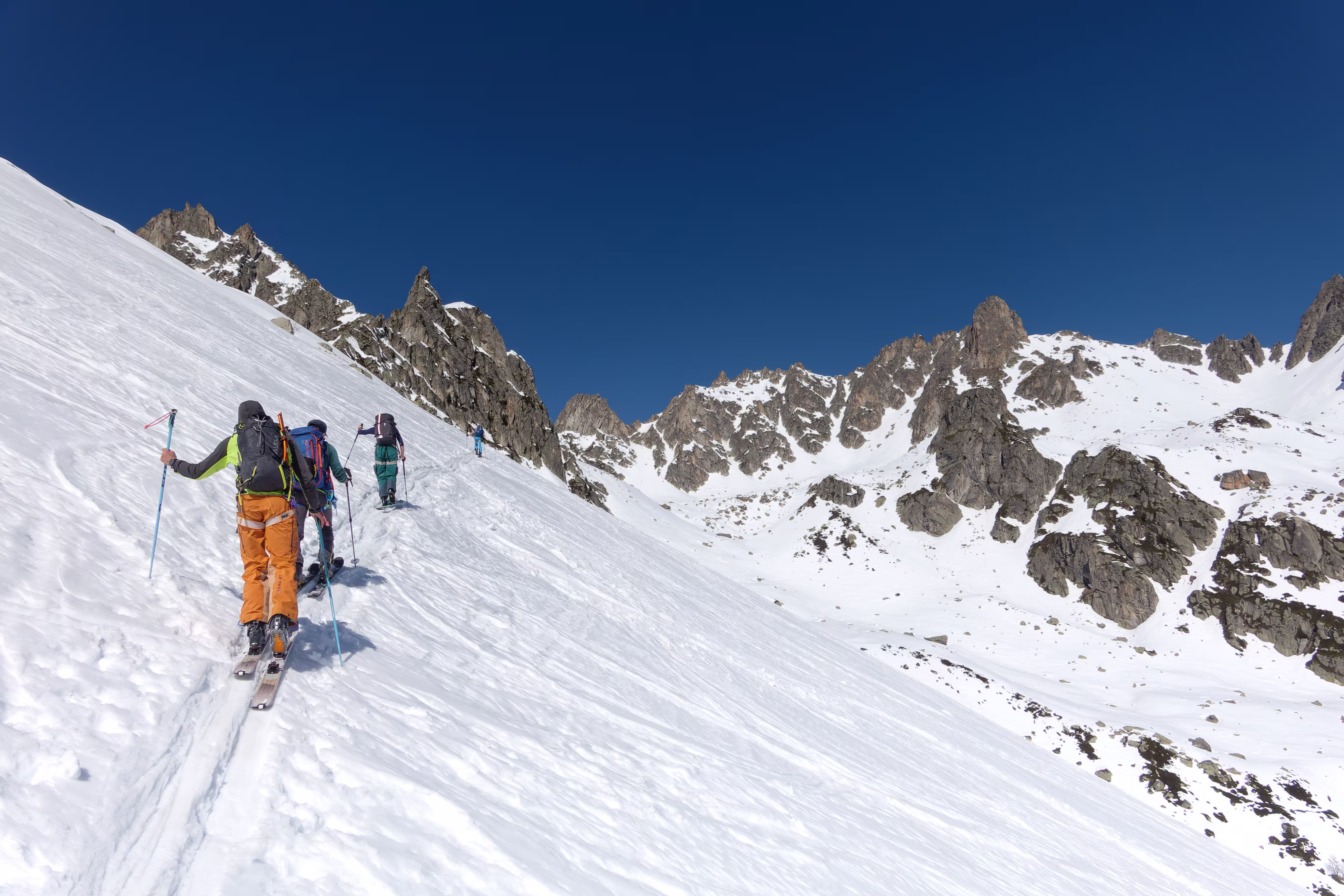 Risalendo il vallone d'Arpette