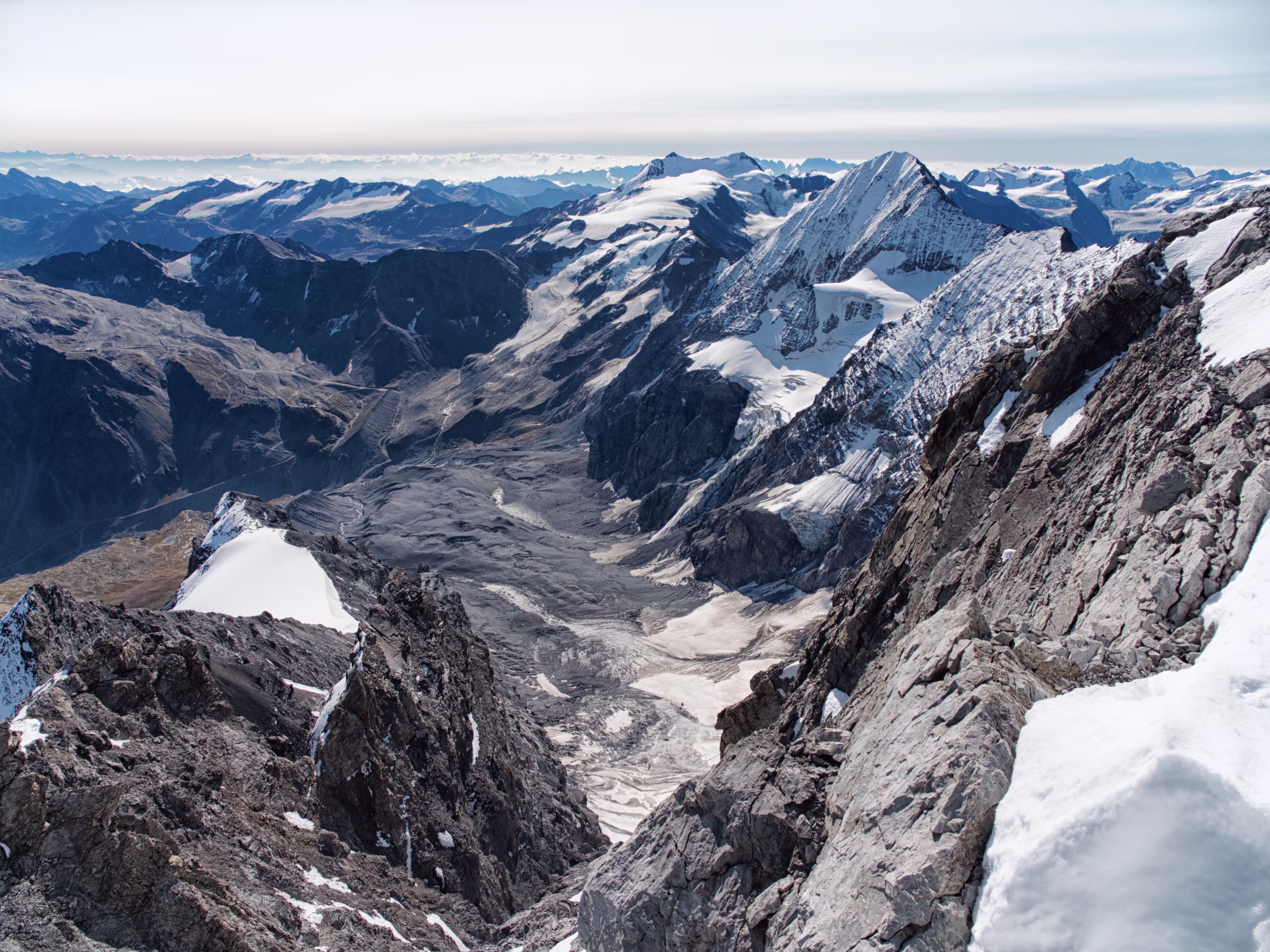 Gran Zebrù e Cevedale dalla vetta