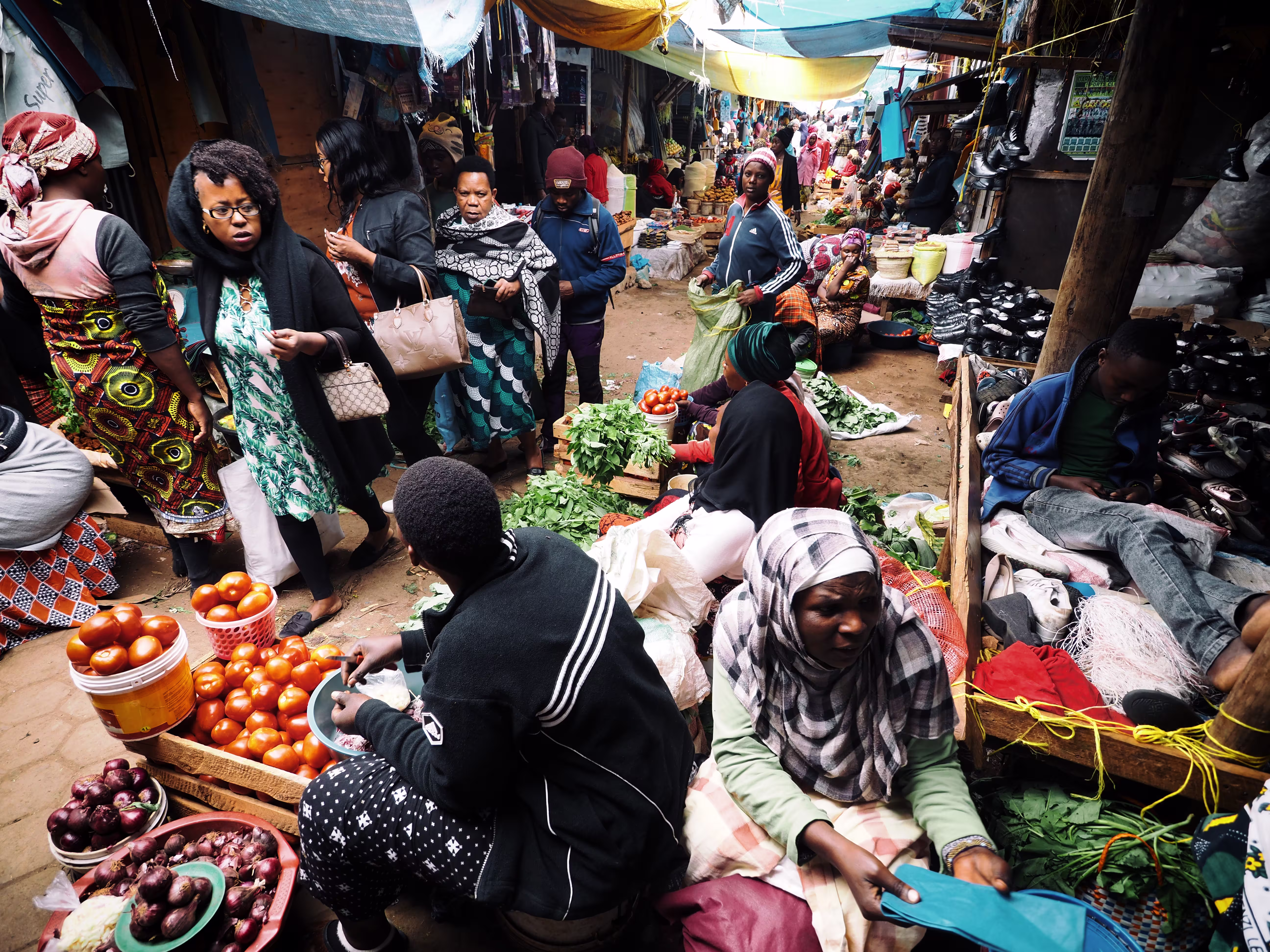 Nel mercato di Arusha