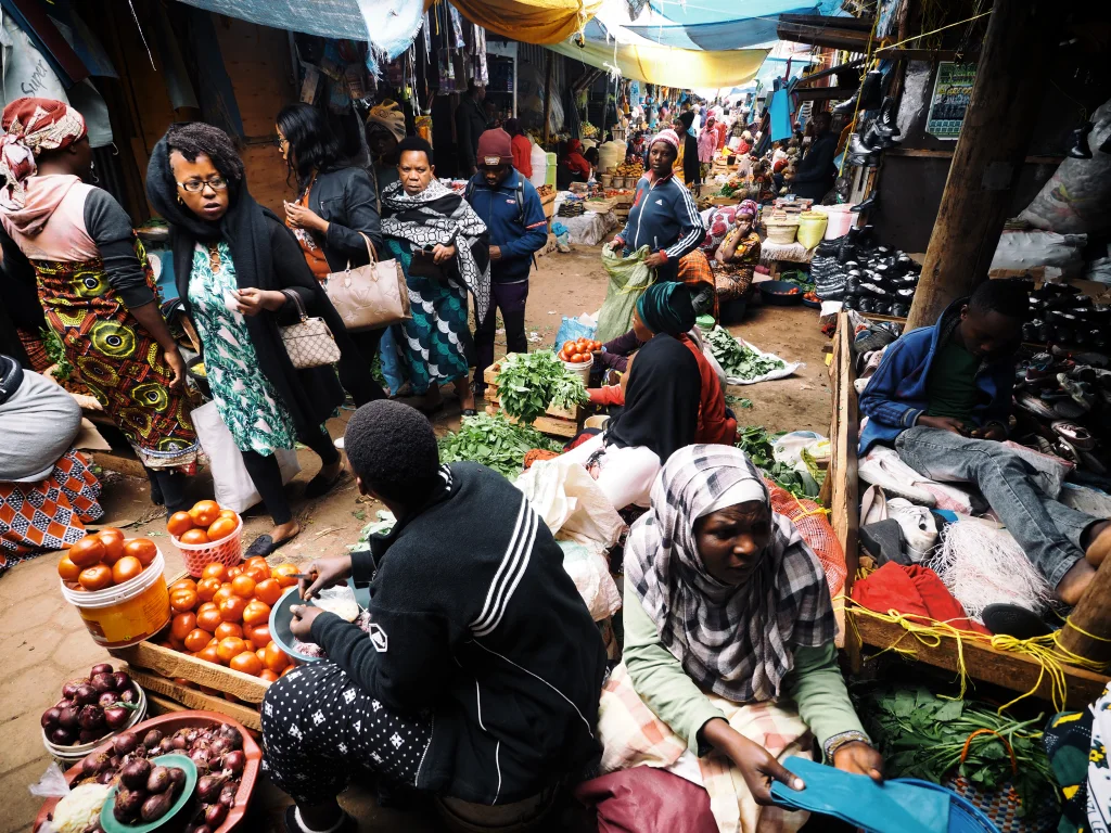 Nel mercato di Arusha