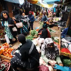 Nel mercato di Arusha