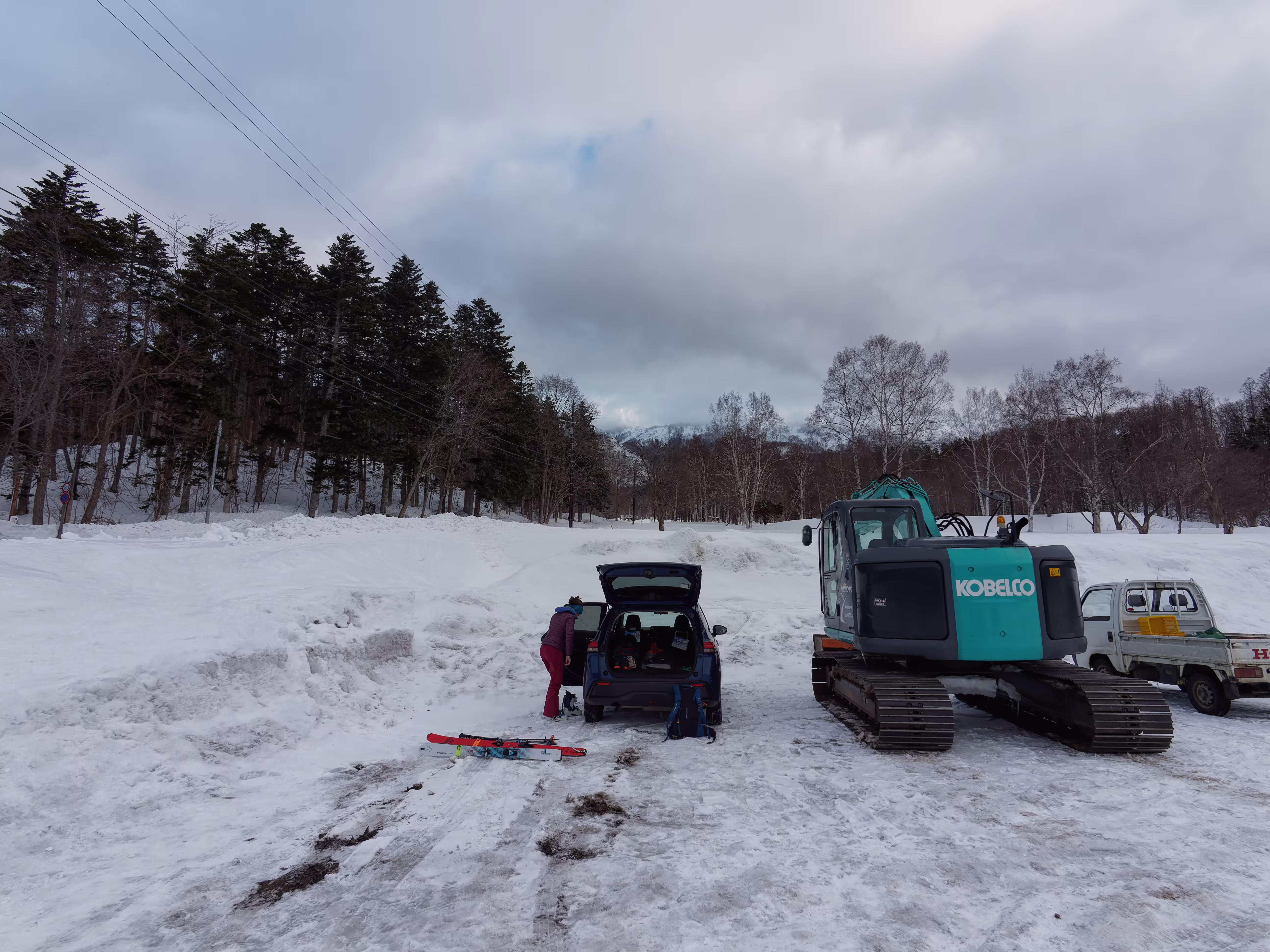 Parcheggio alla partenza