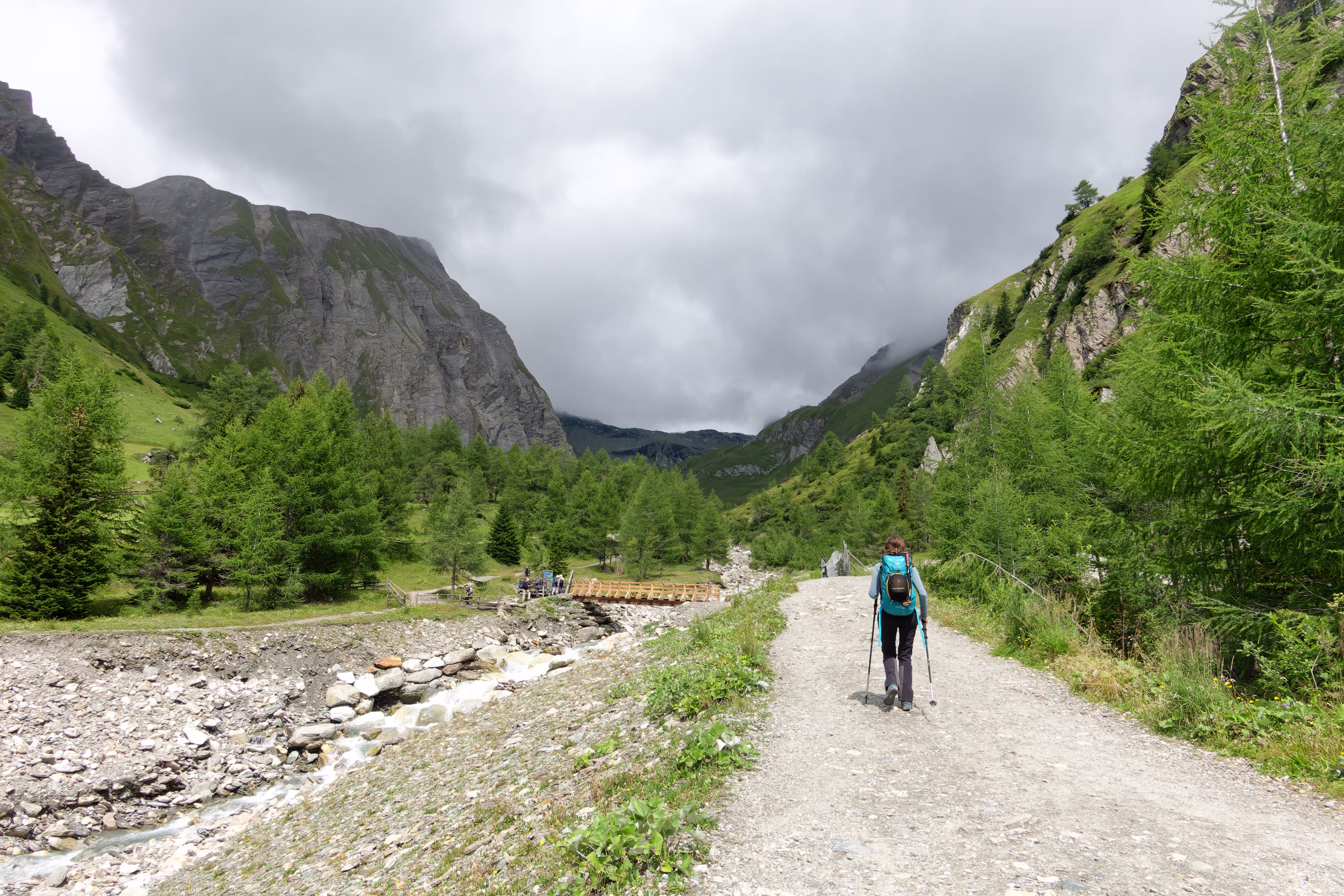 Partenza dall’albergo Lucknerhaus