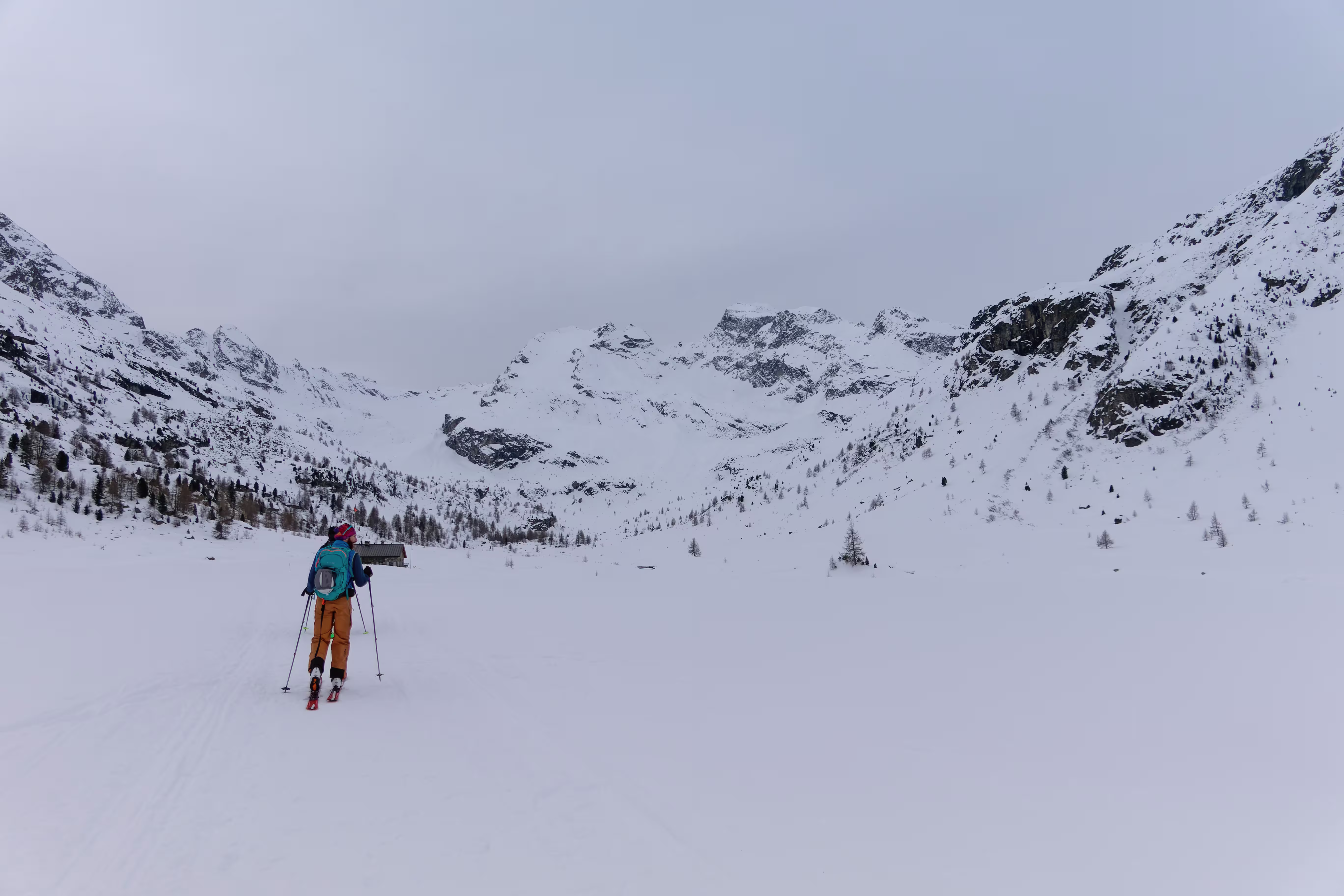 In arrivo al Rifugio Federico