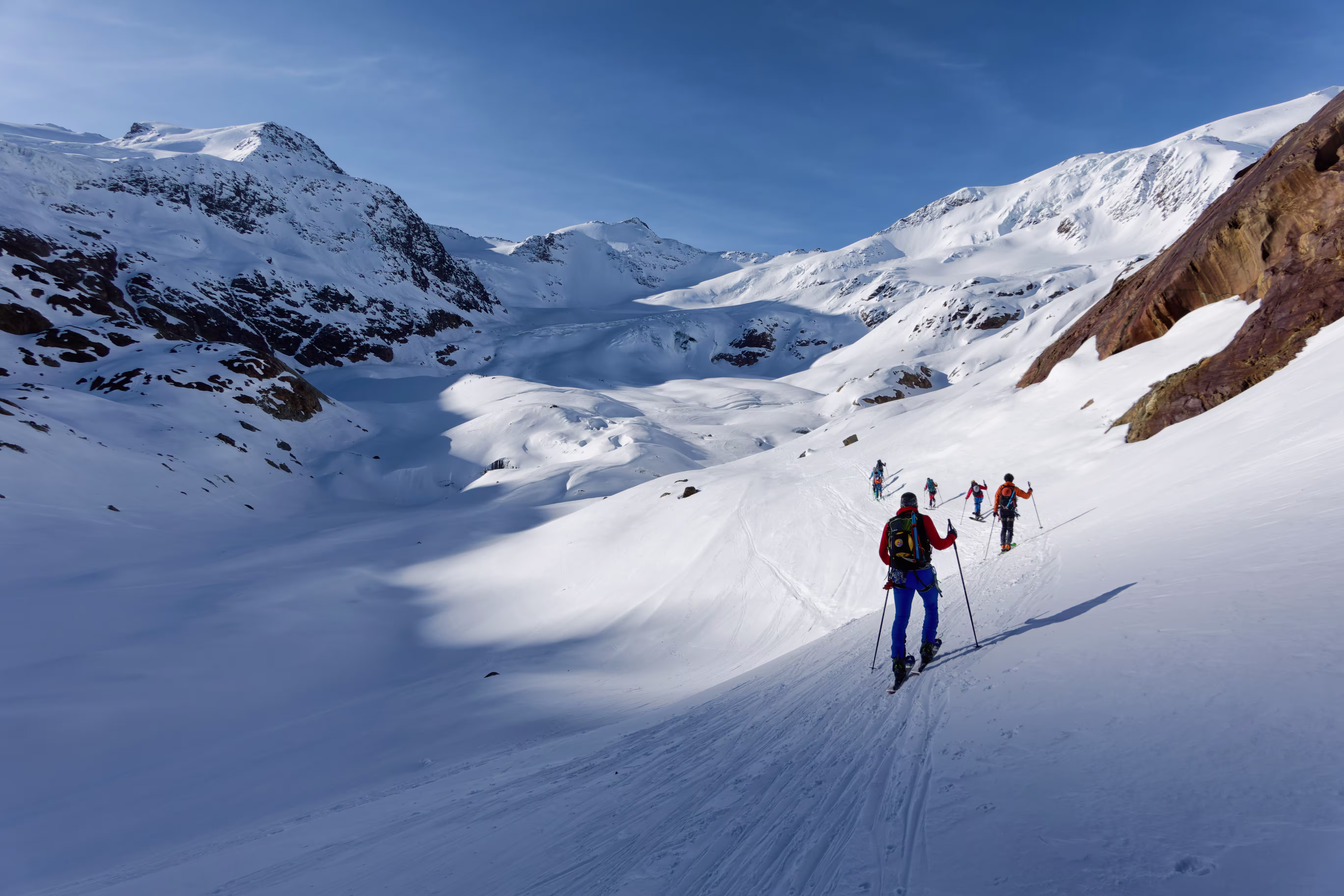 In vista del ghiacciaio
