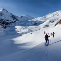 Scialpinismo al San Matteo, partenza