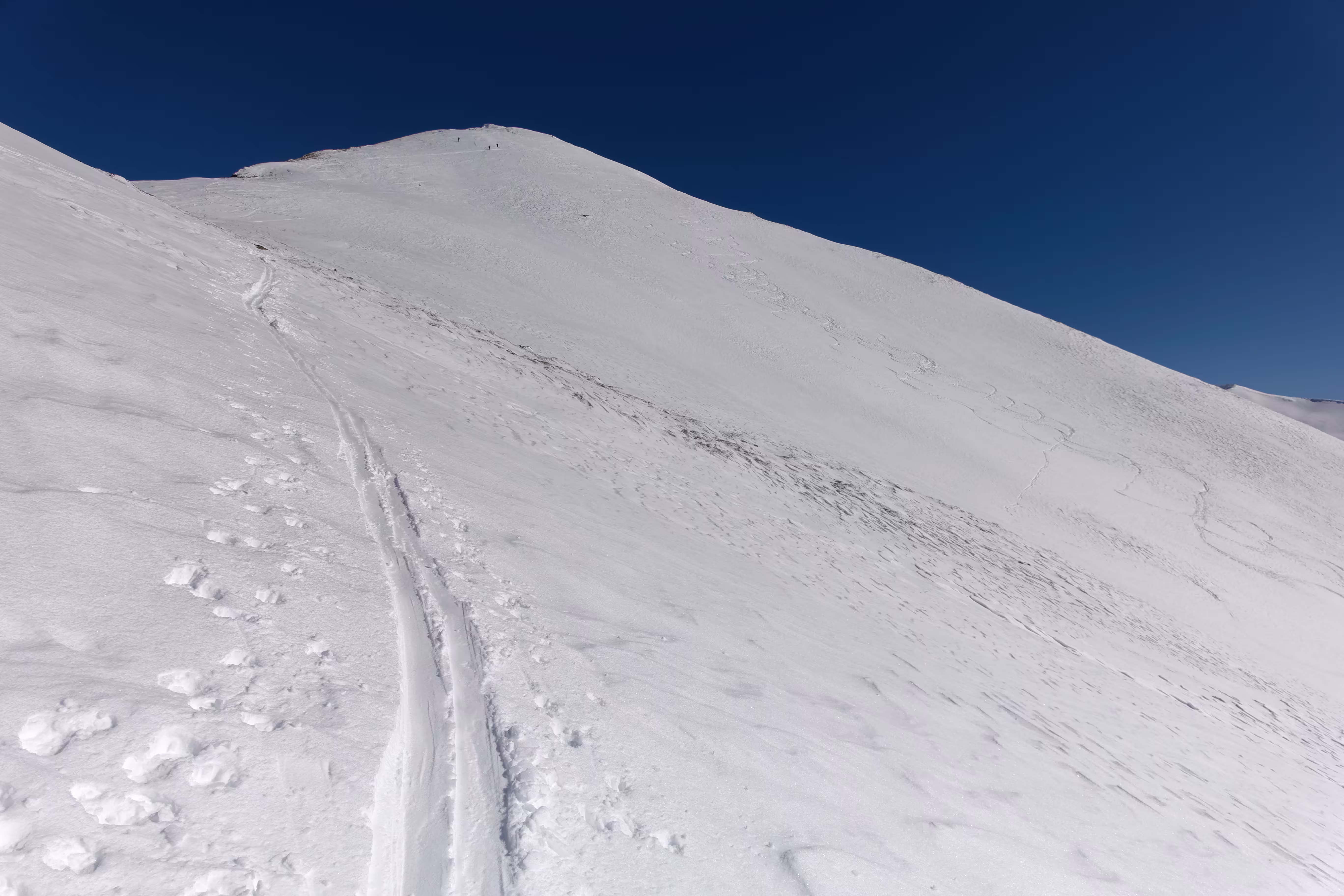 L’ultimo pendio per arrivare all’anticima