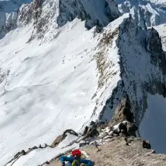 La fessura del Pizzo Pesciora