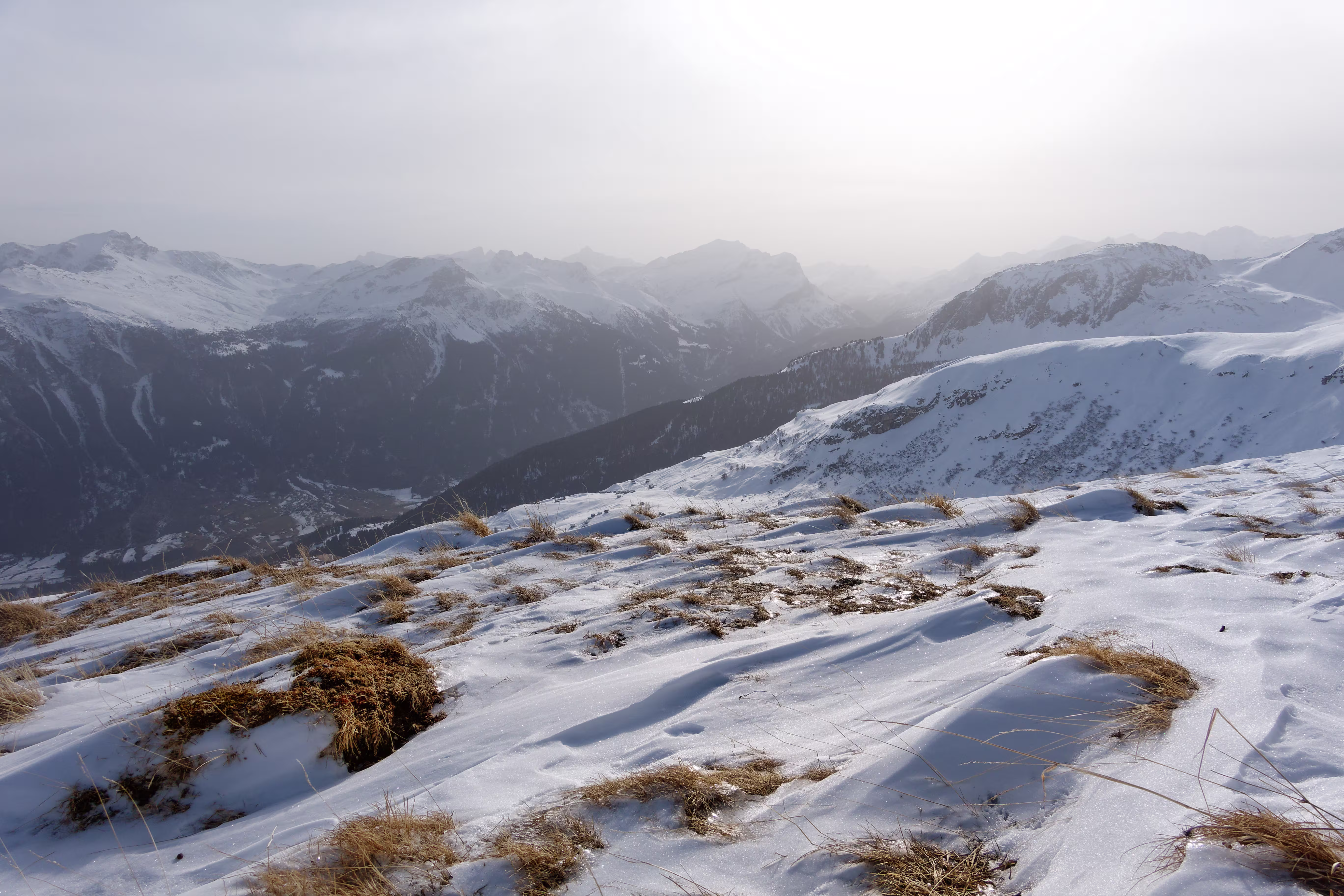 L’intesa foschia verso sud