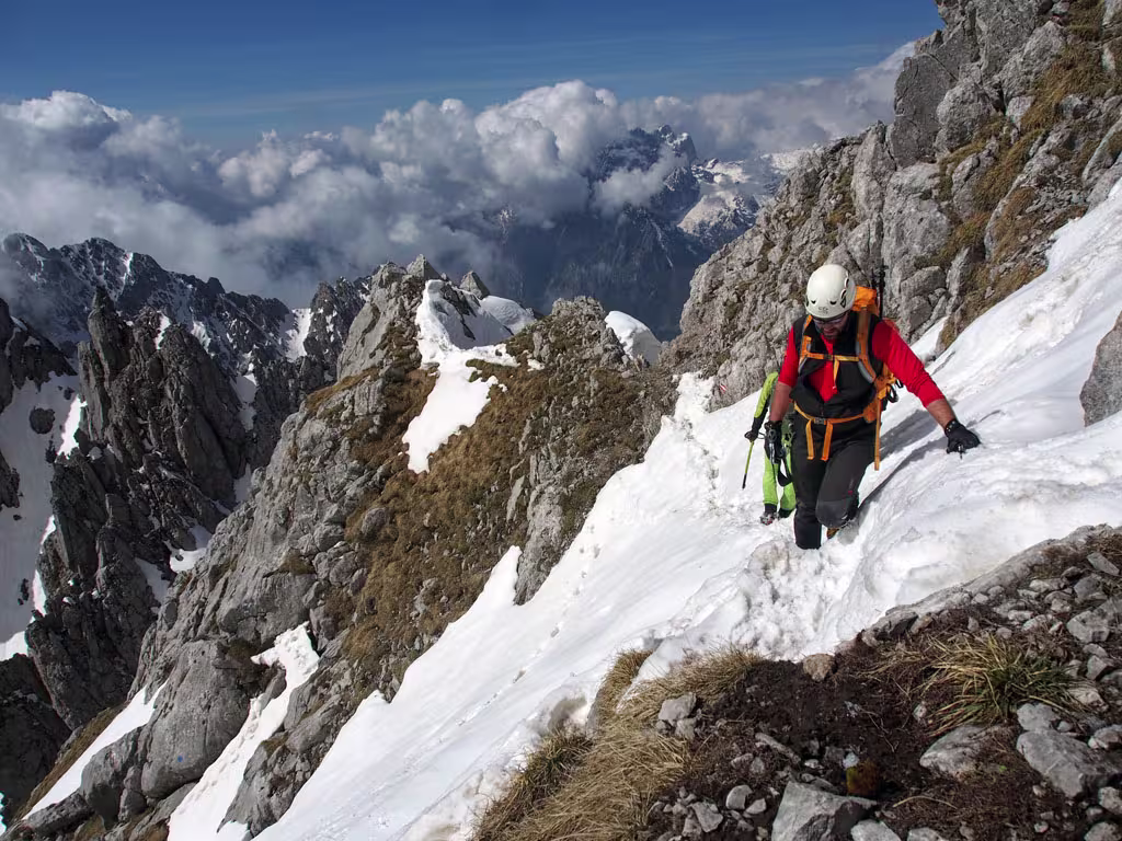 Uscita della via normale
