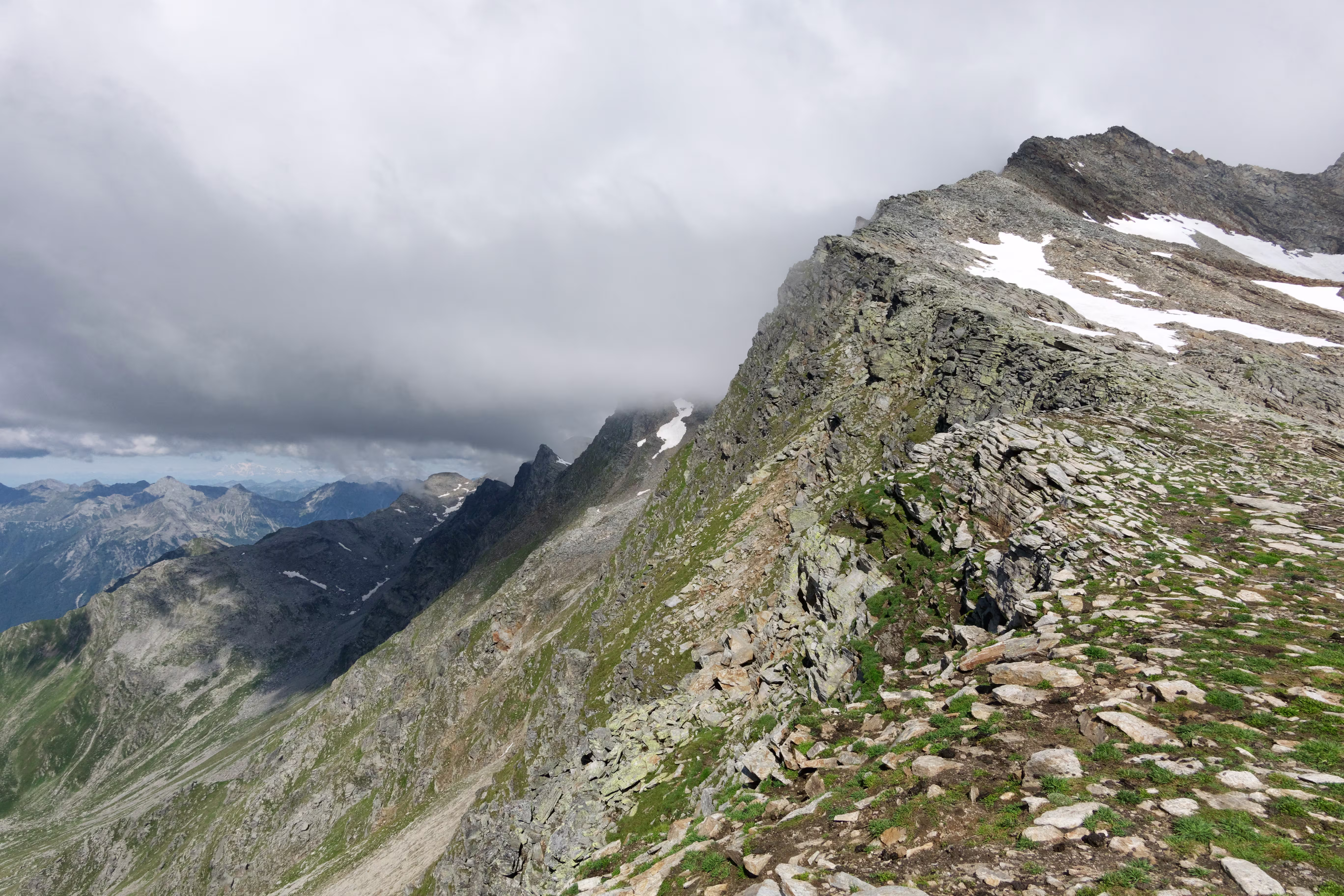 La cresta dal Medrisberg (Bocchetta di Lago)