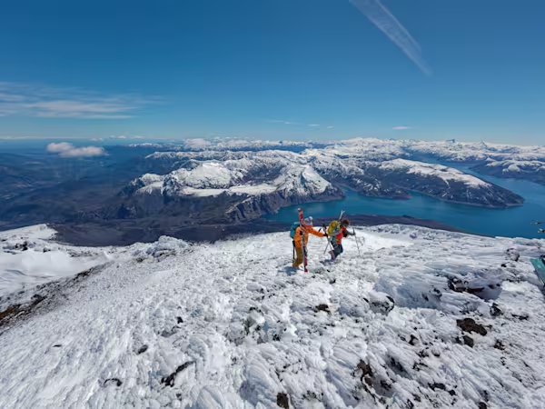 Quasi in vetta all’Antuco
