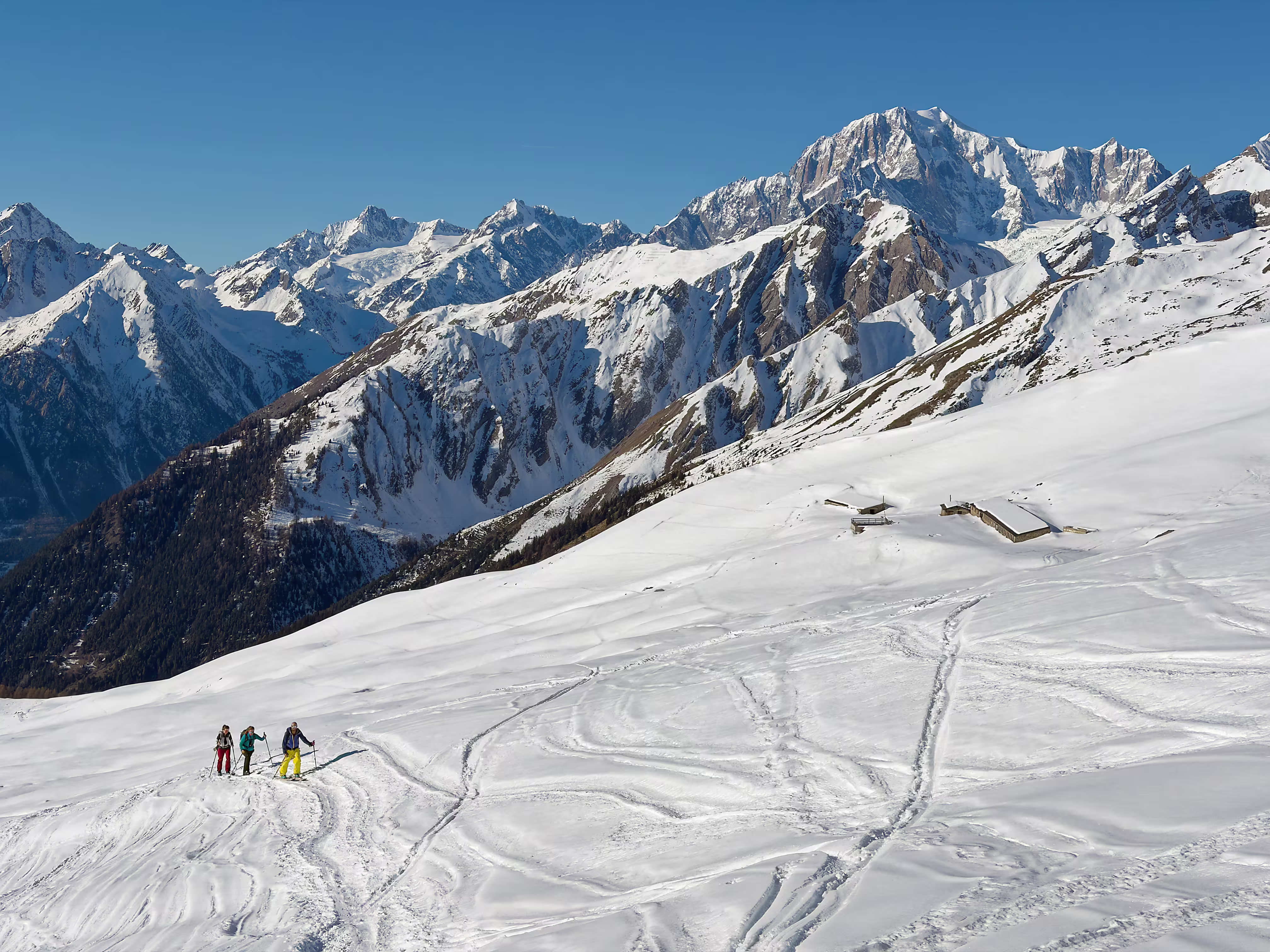 Panorami stupendi sul Bianco