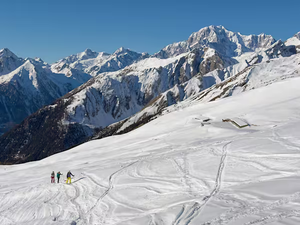 Panorami stupendi sul Bianco