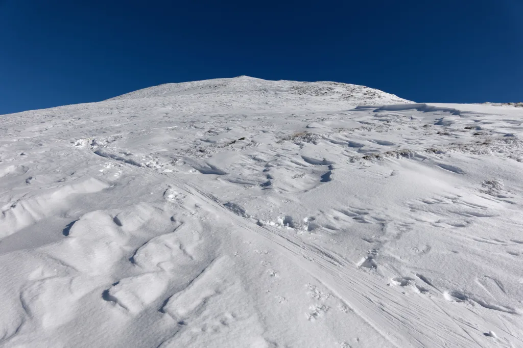 La dorsale erosa dal vento