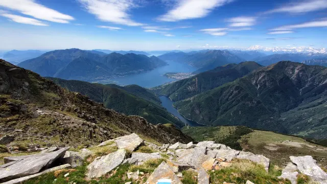 Il Lago Maggiore dal Pizzo di Vogorno