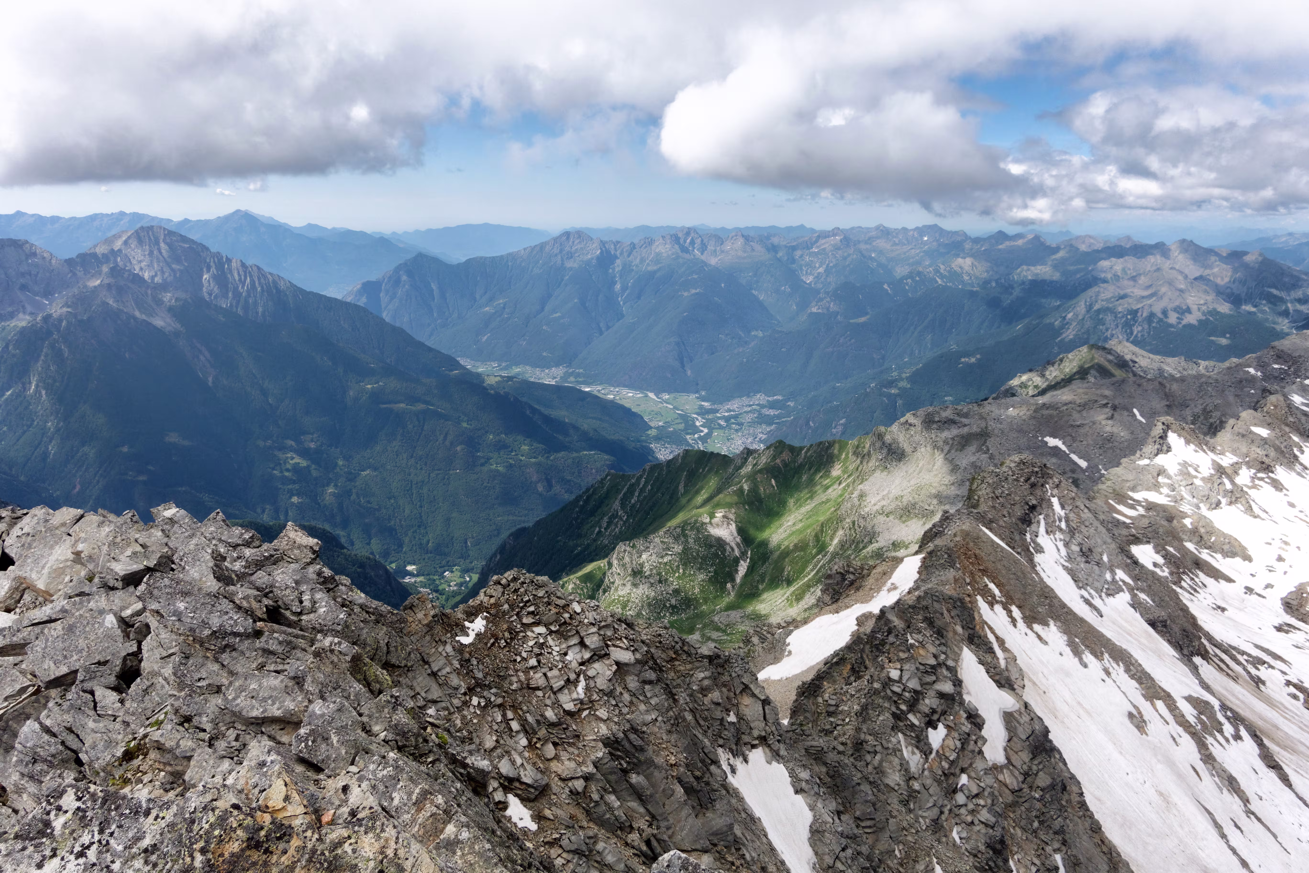 Panorama dalla vetta