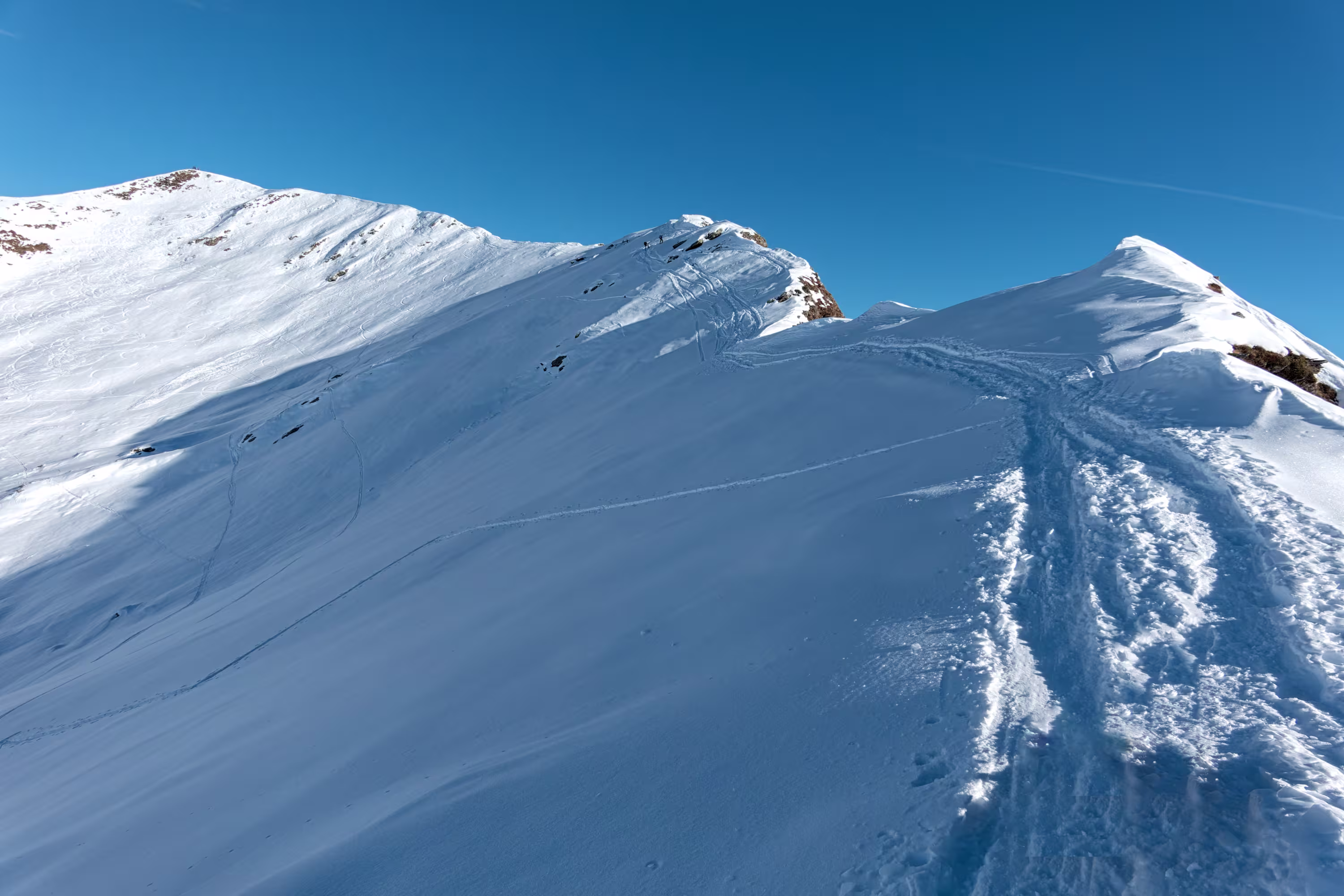 La cresta da percorrere