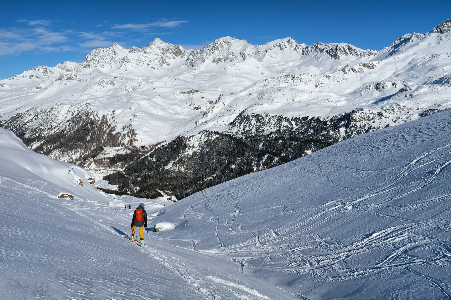 Scialpinismo Piz Scalotta, Il Vallone di Stalveder