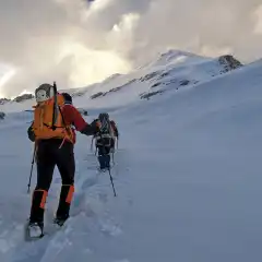 Avvicinamento al pendio finale