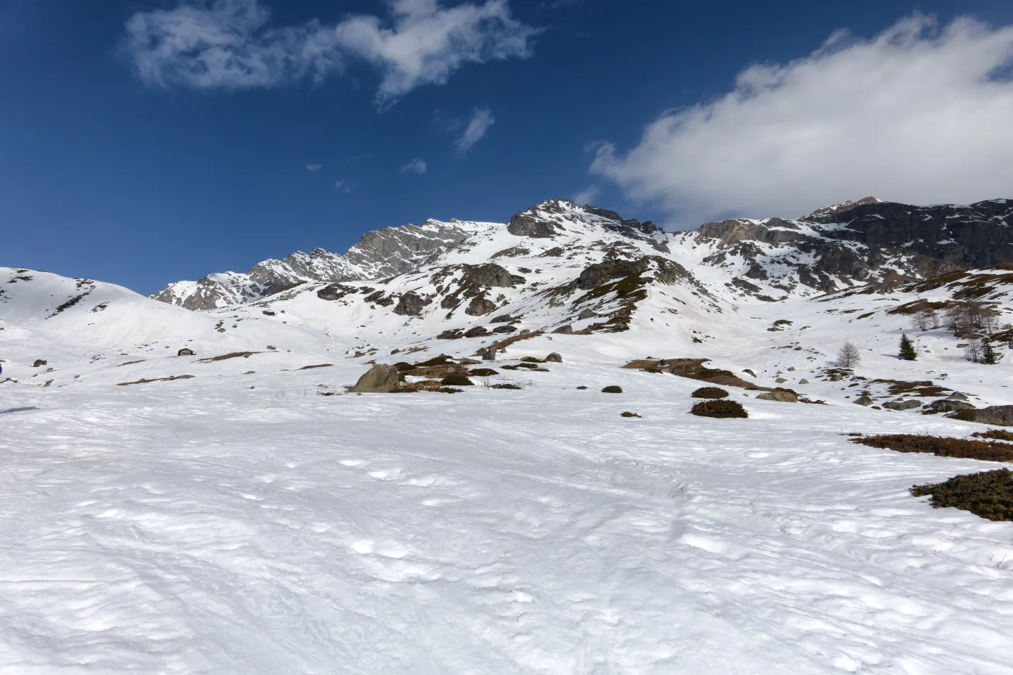 Scialpinismo al Rutor, Dopo l’Alpe Arp Vieille