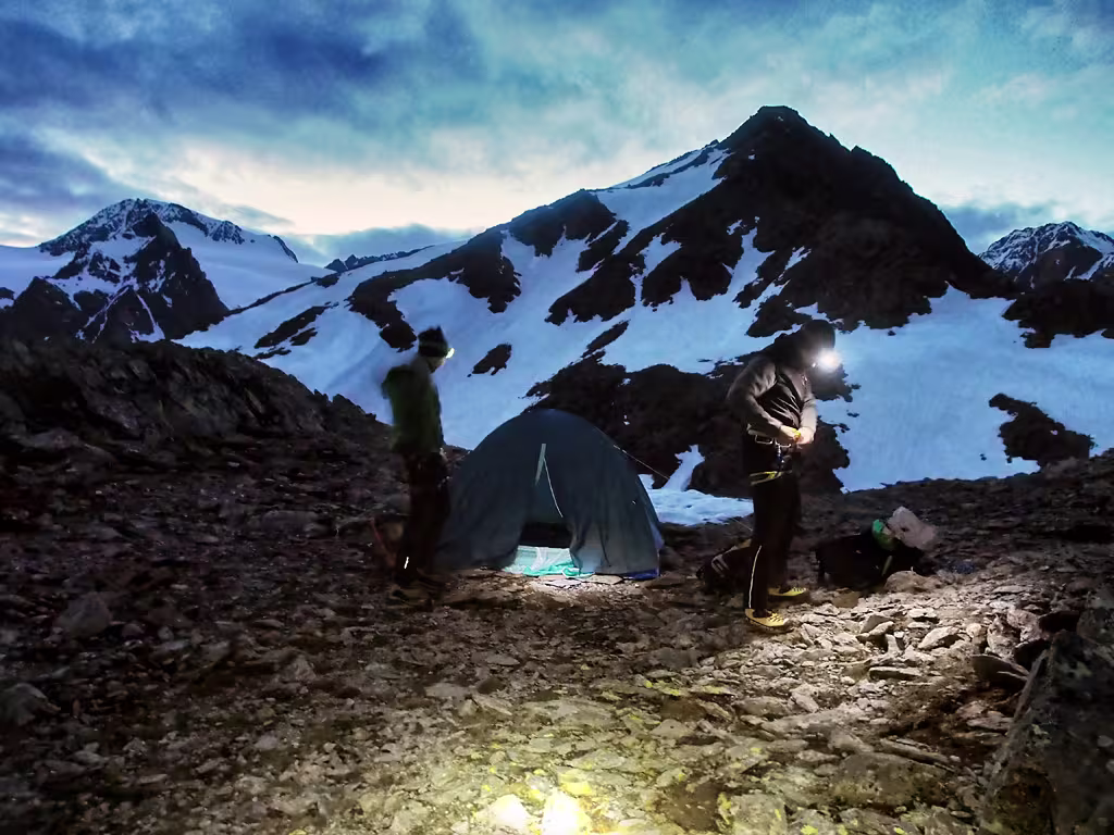 Dopo una notte in tenda