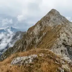 Uscita dal tratto attrezzato dopo il Pizzo Alto