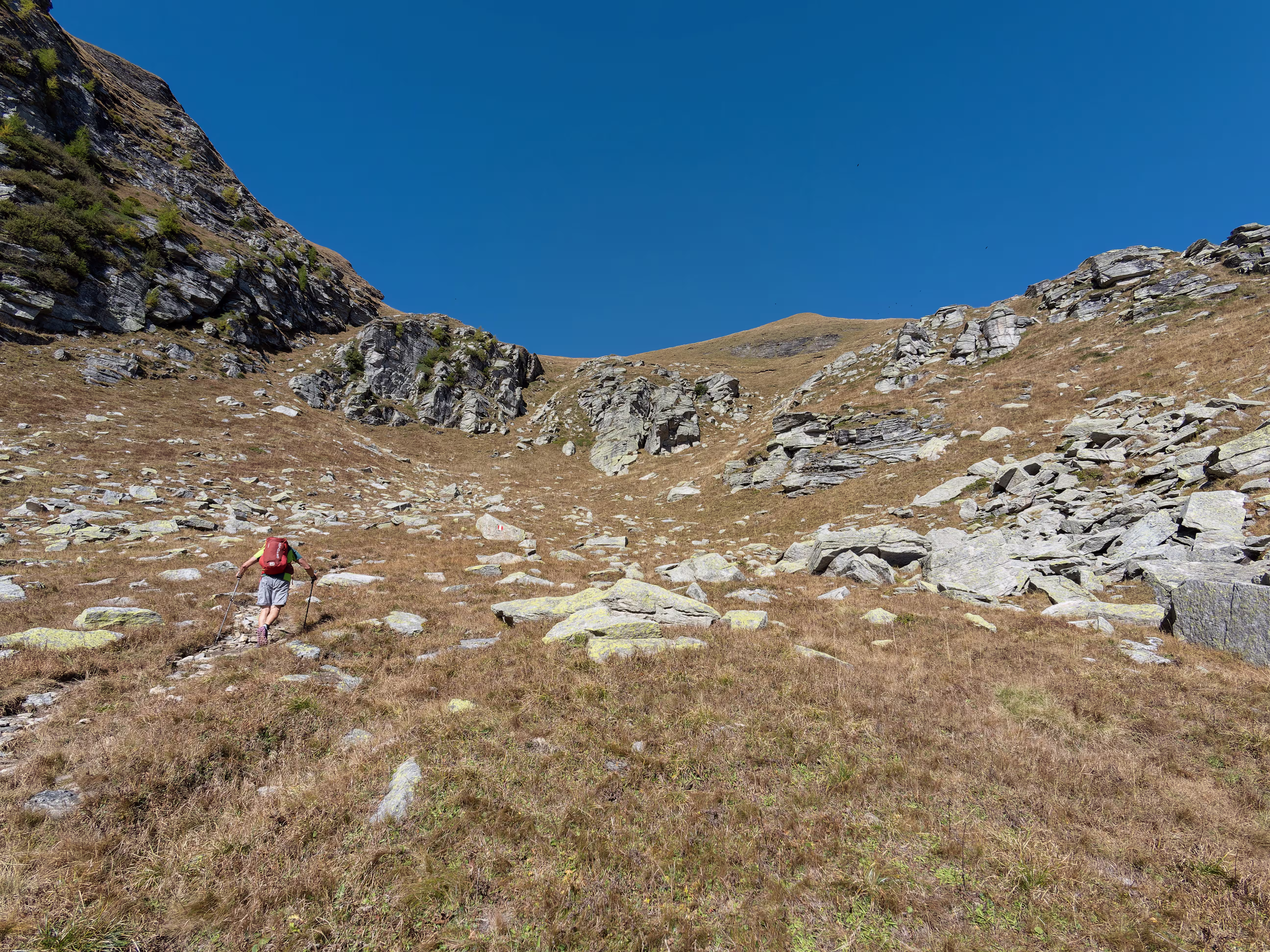 Verso la Bochetta di Balmafredda
