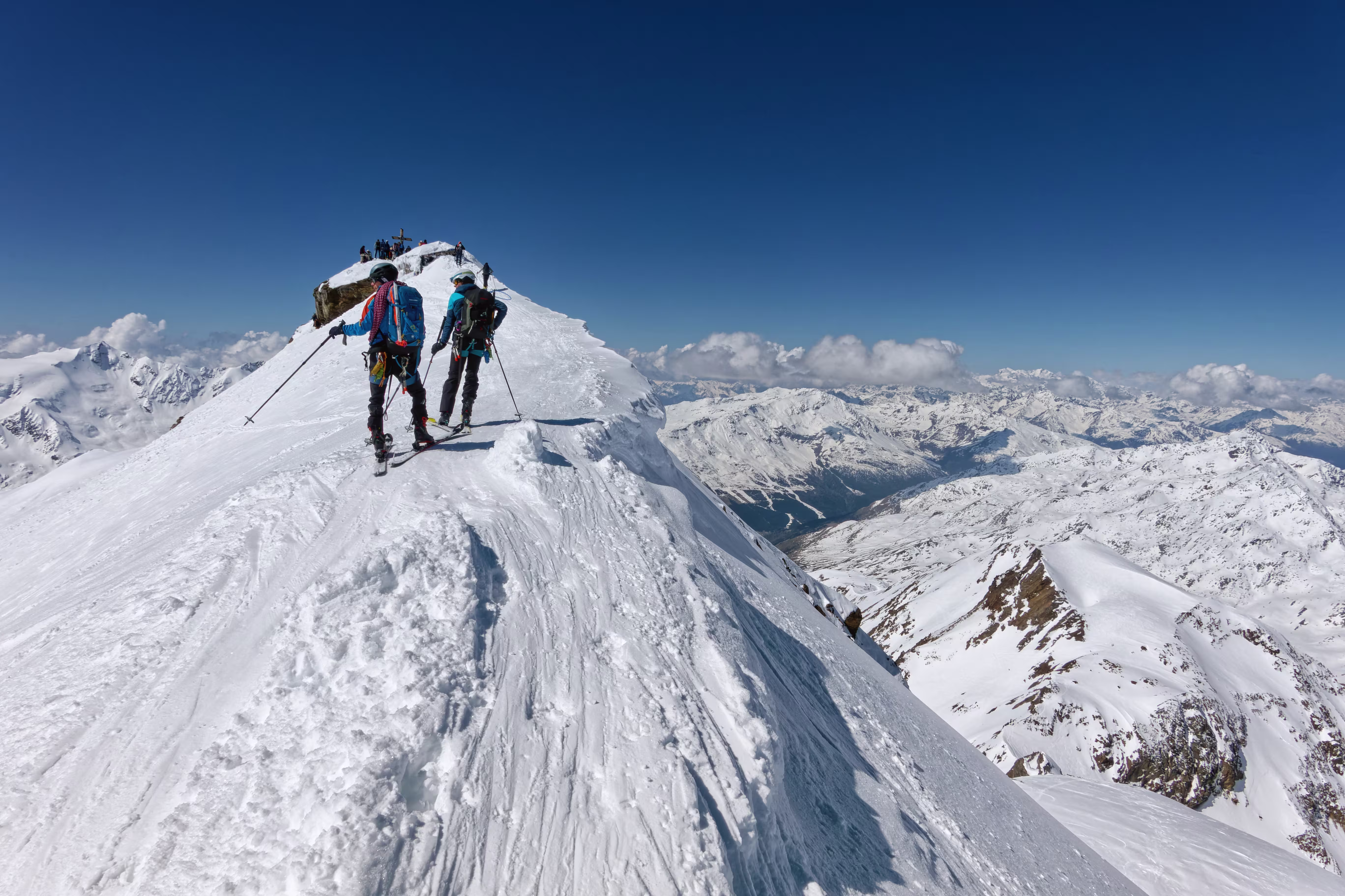 Ultimi metri prima della vetta del Cevedale