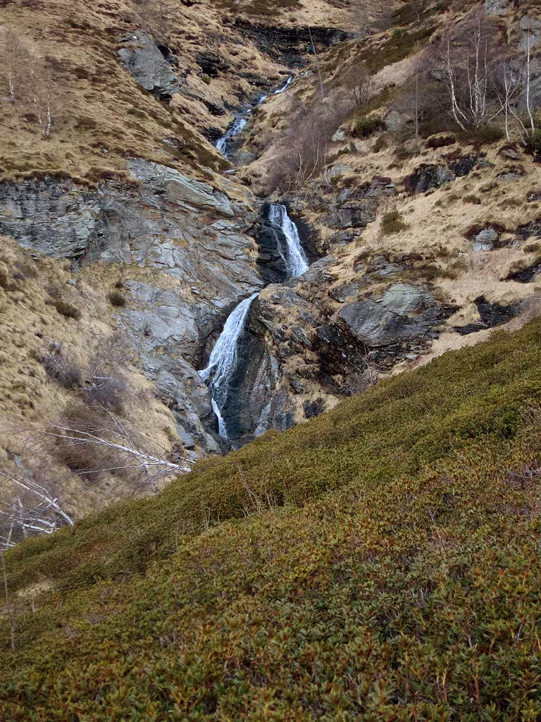 Cascata prima dell-Alpe Deleguaccio