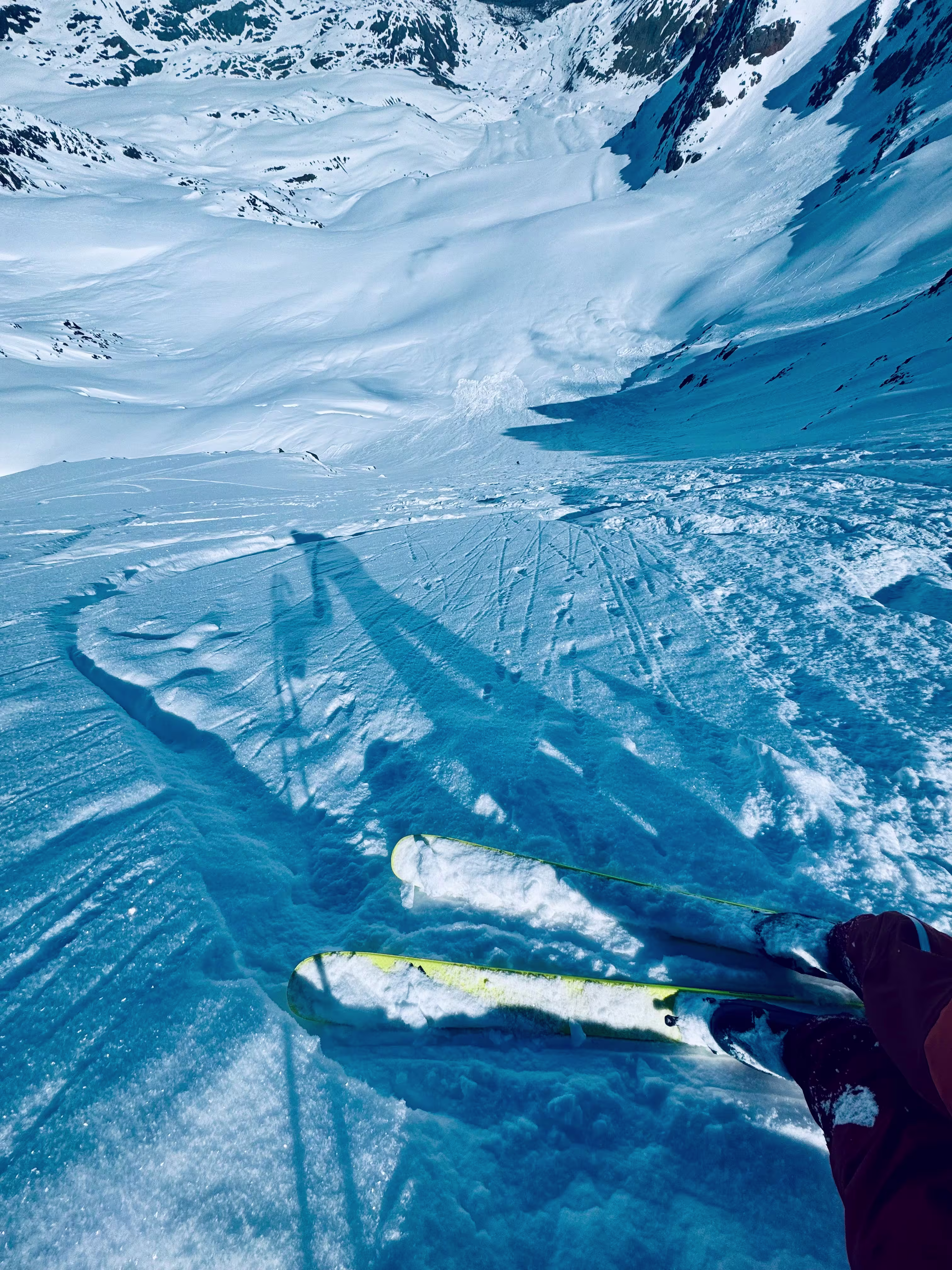 Sotto il tratto ripido