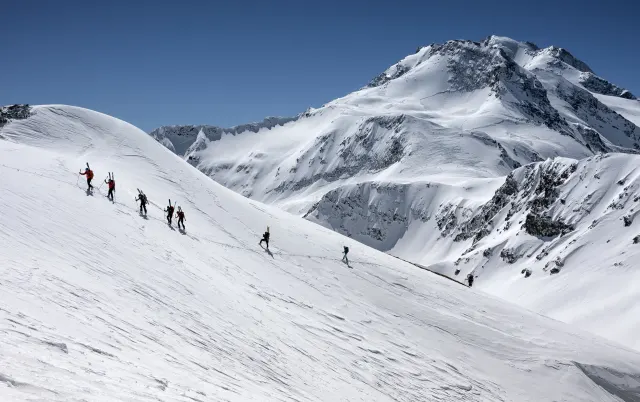 Scialpinisti sul Galehorn