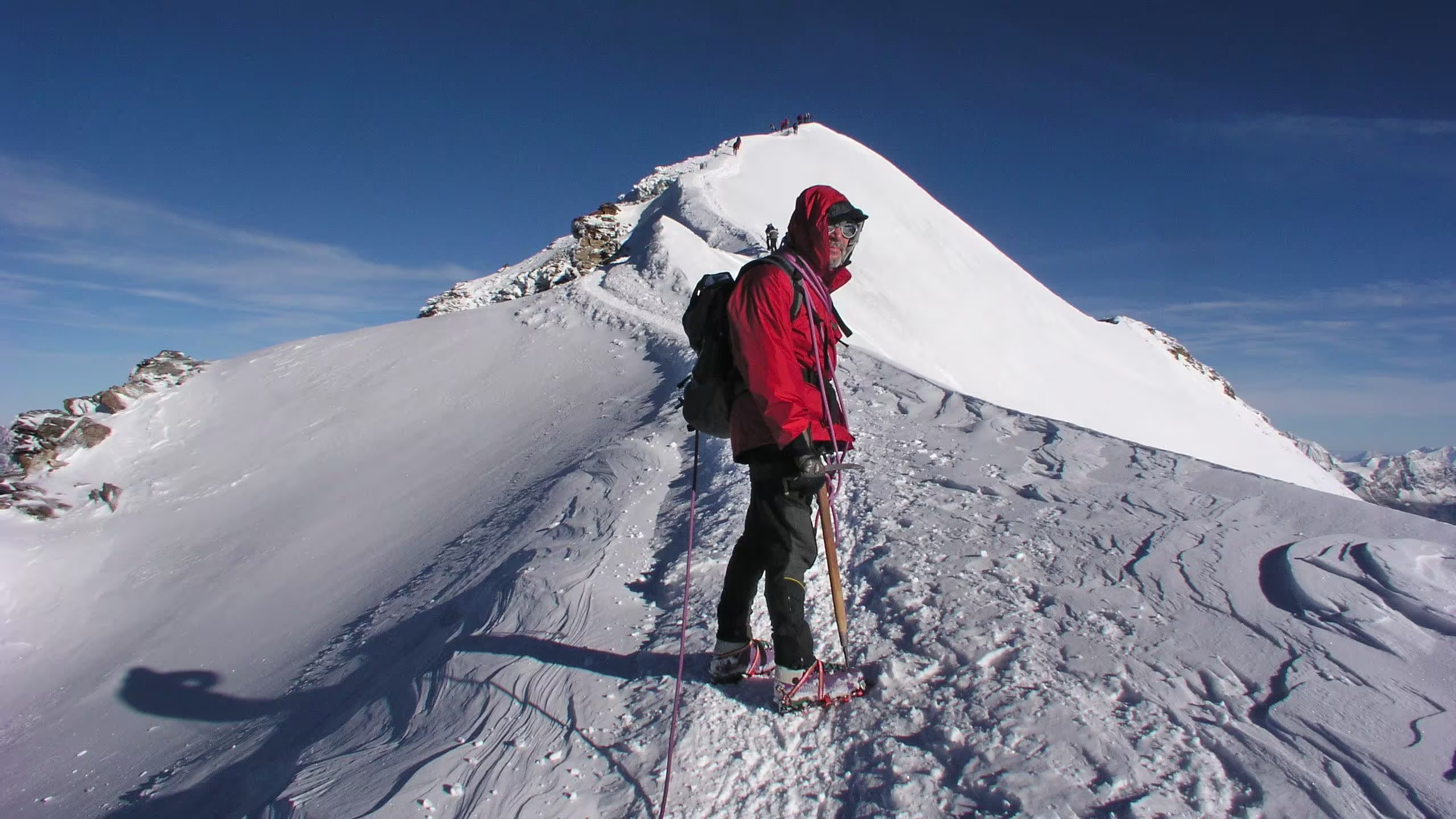 Sulla cresta del Castore