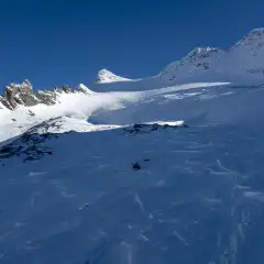 Il percorso fino al Colle del Breithorn