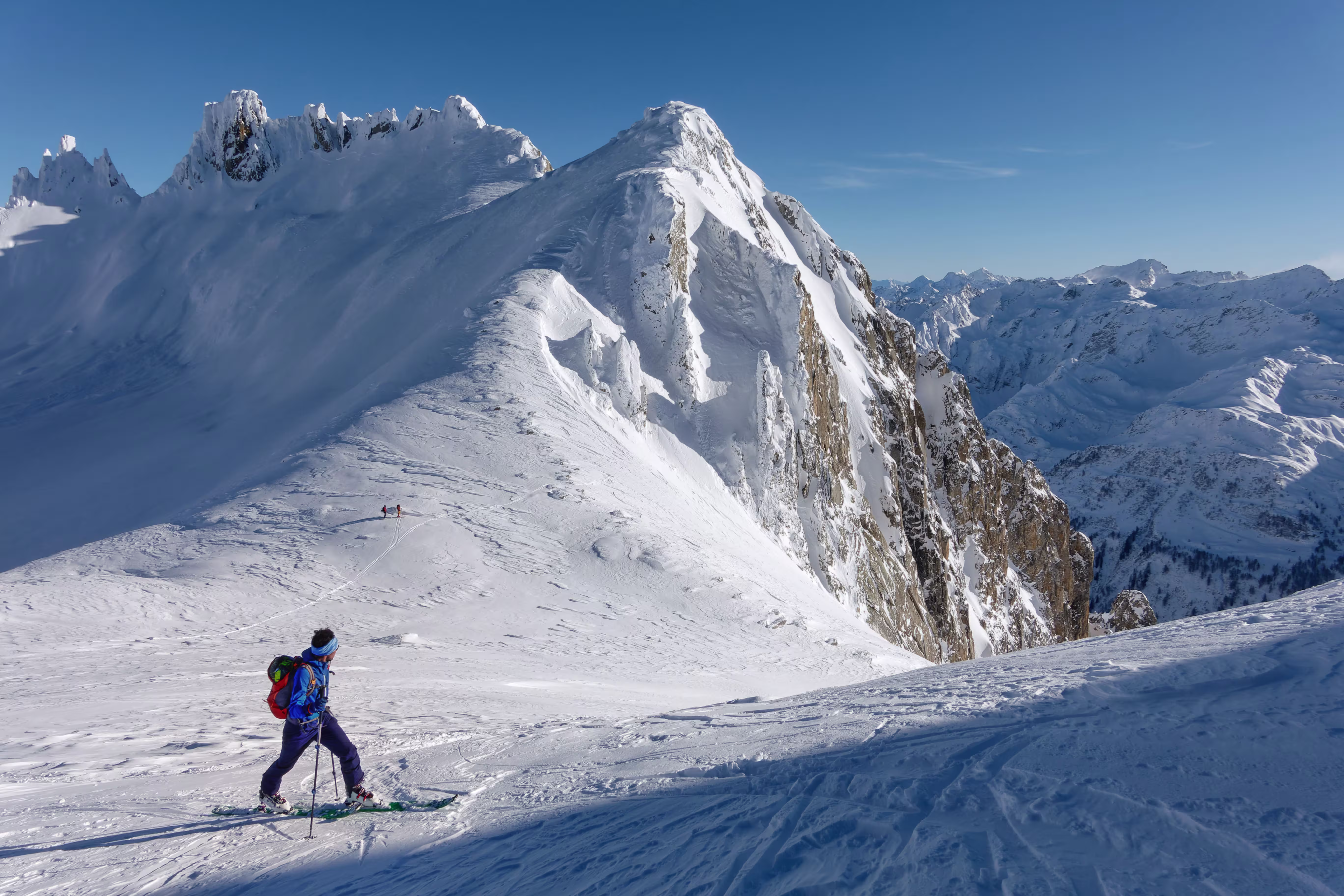 L’attacco del canale di discesa