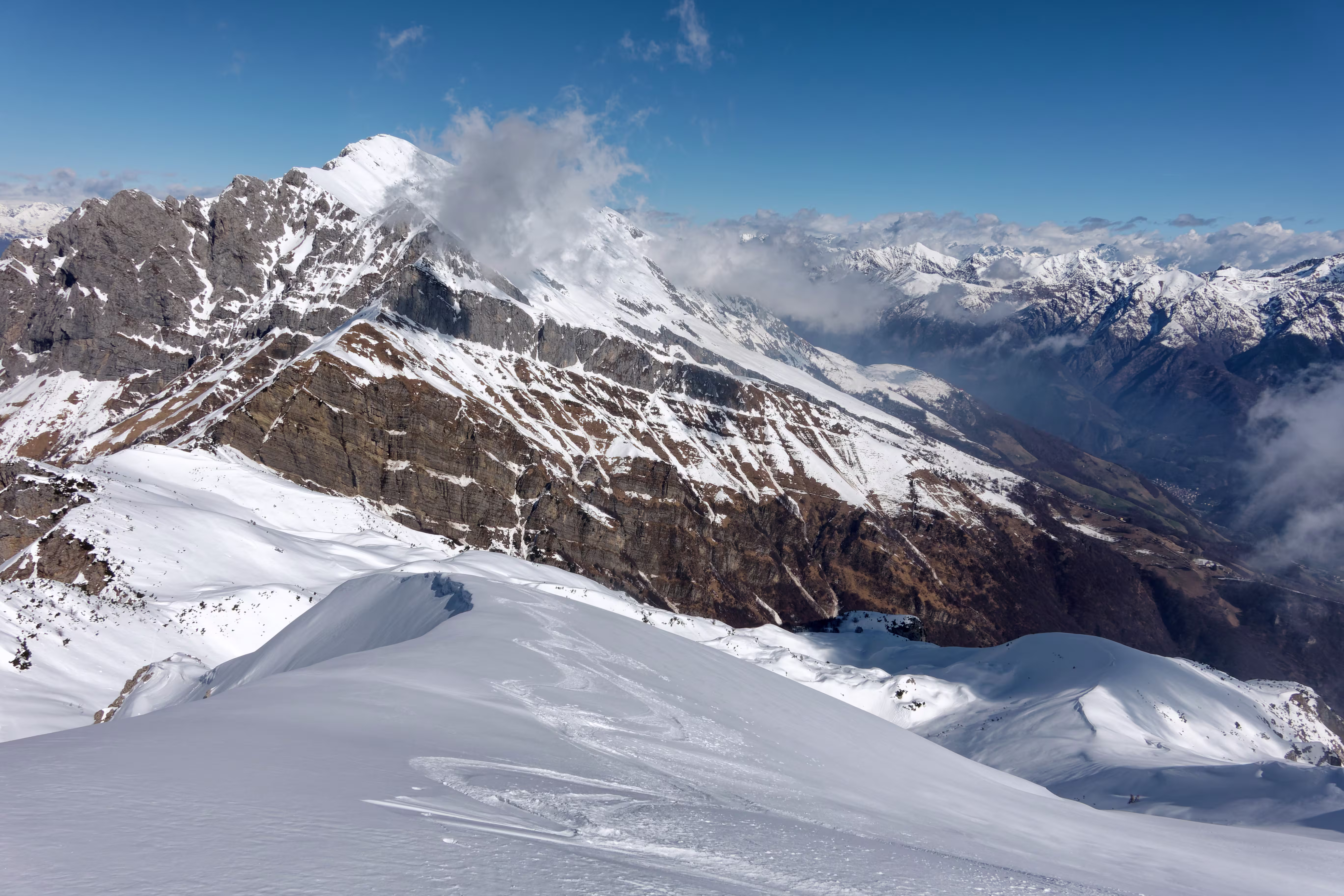 Ultimi metri con vista sul Grignone