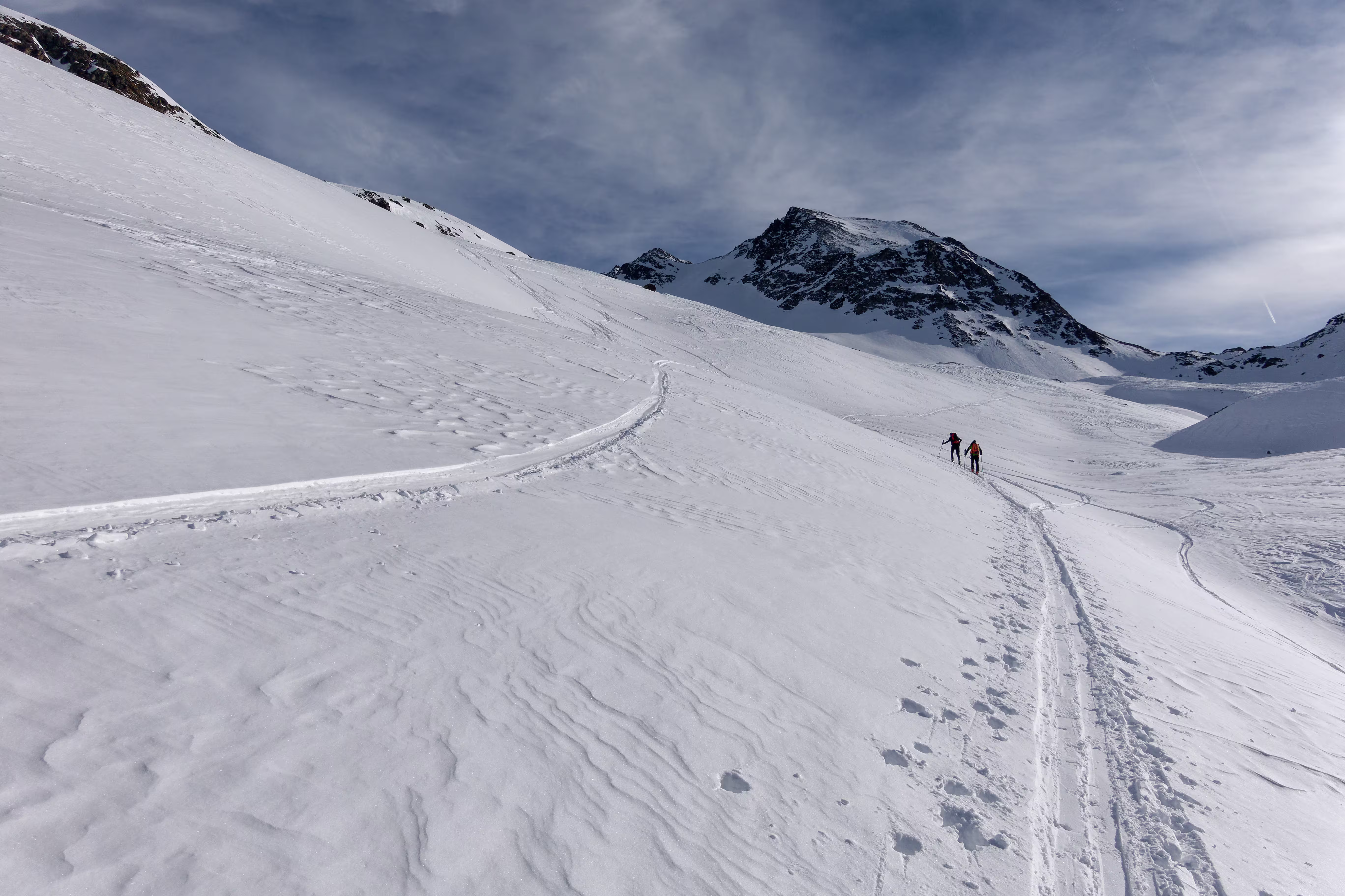 Verso il pendio finale