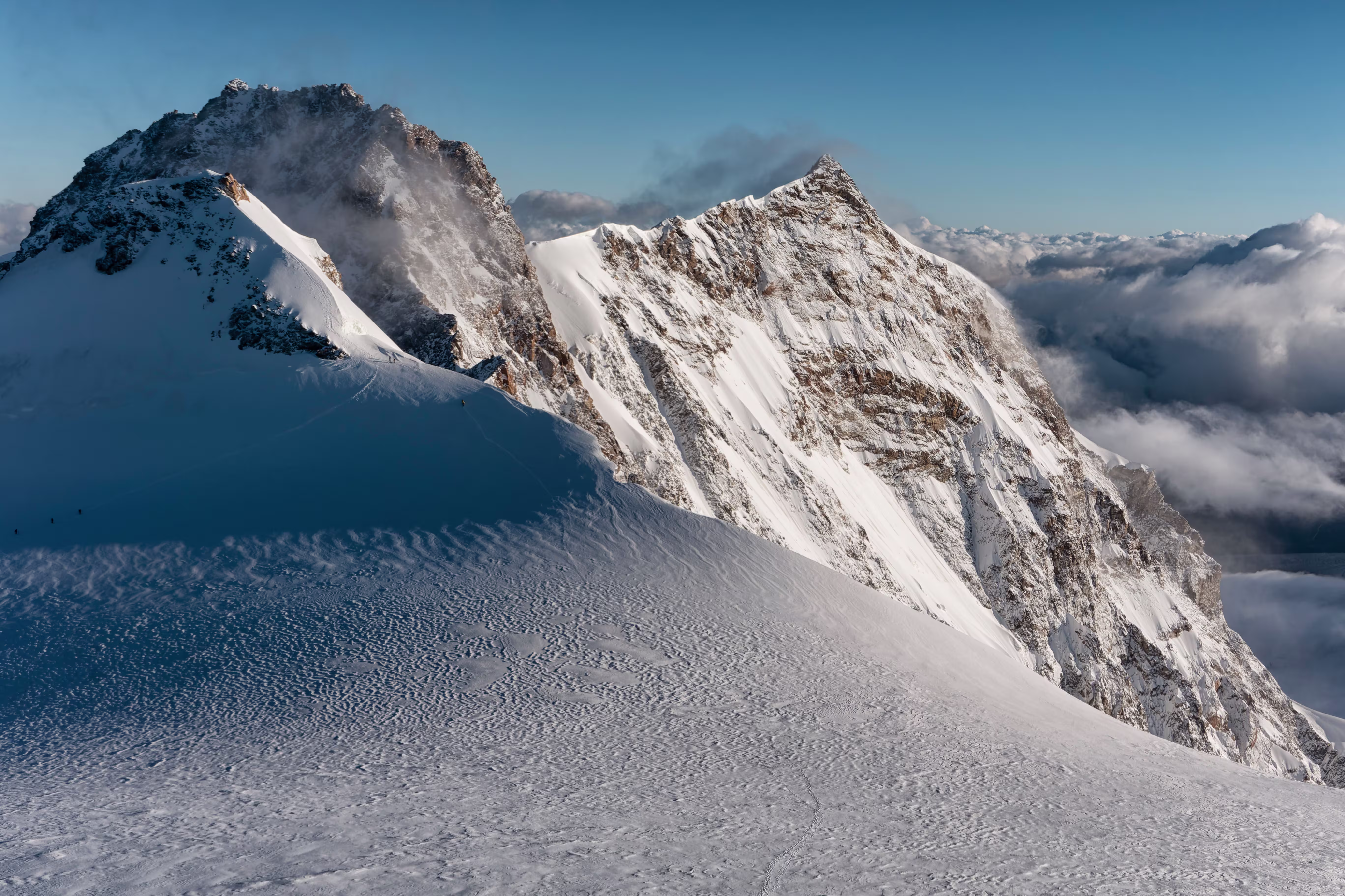 Vista su Dufour e Nordend